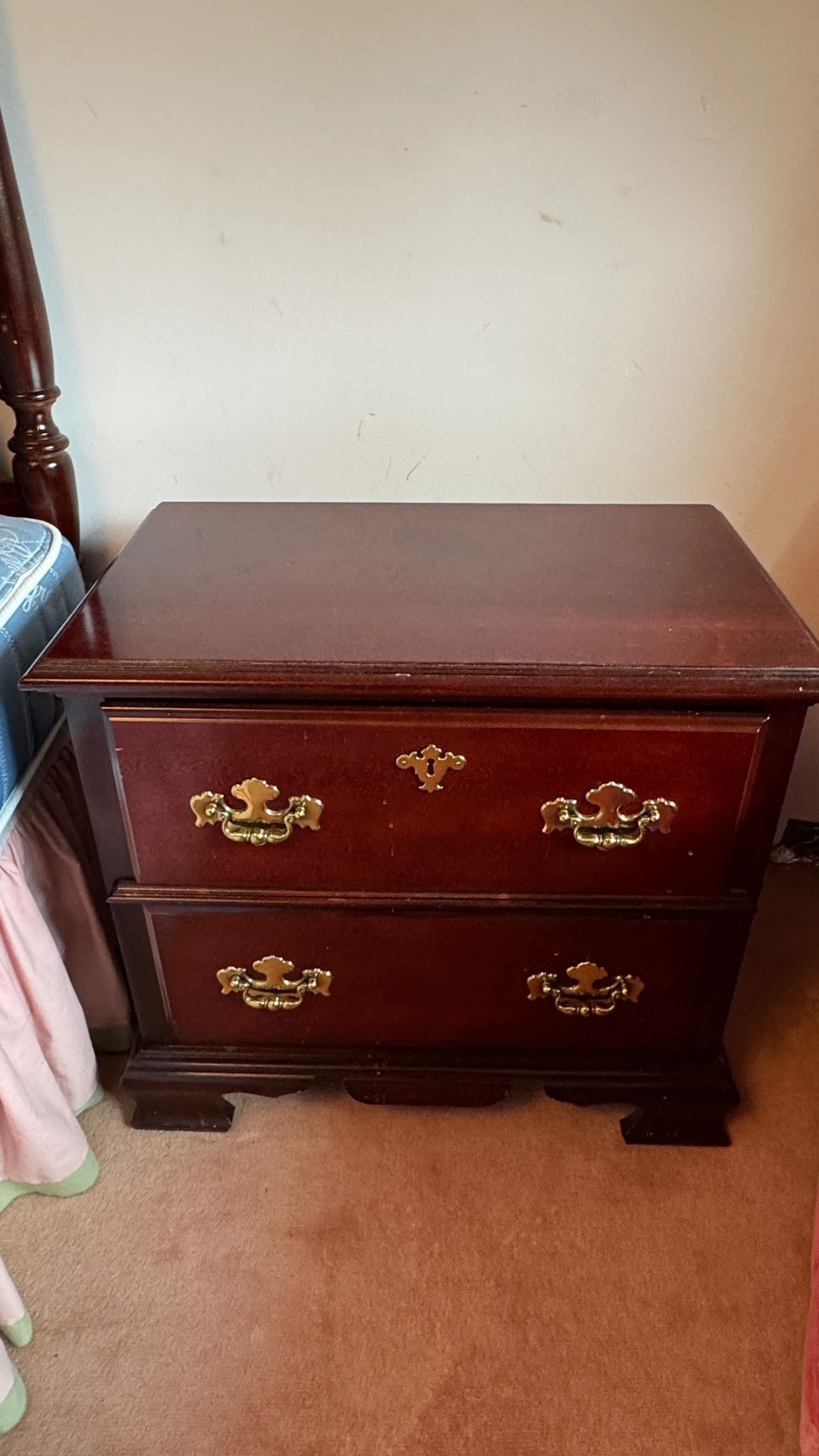 Pair of Side Tables with Drawers – C$120 Pair / C$65 Each