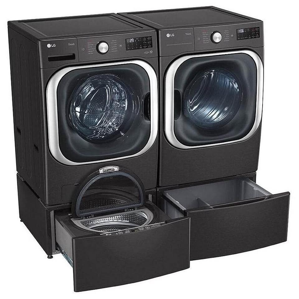 LG Washer & Dryer Set + SideKick/Pedestal – Like New - photo 3
