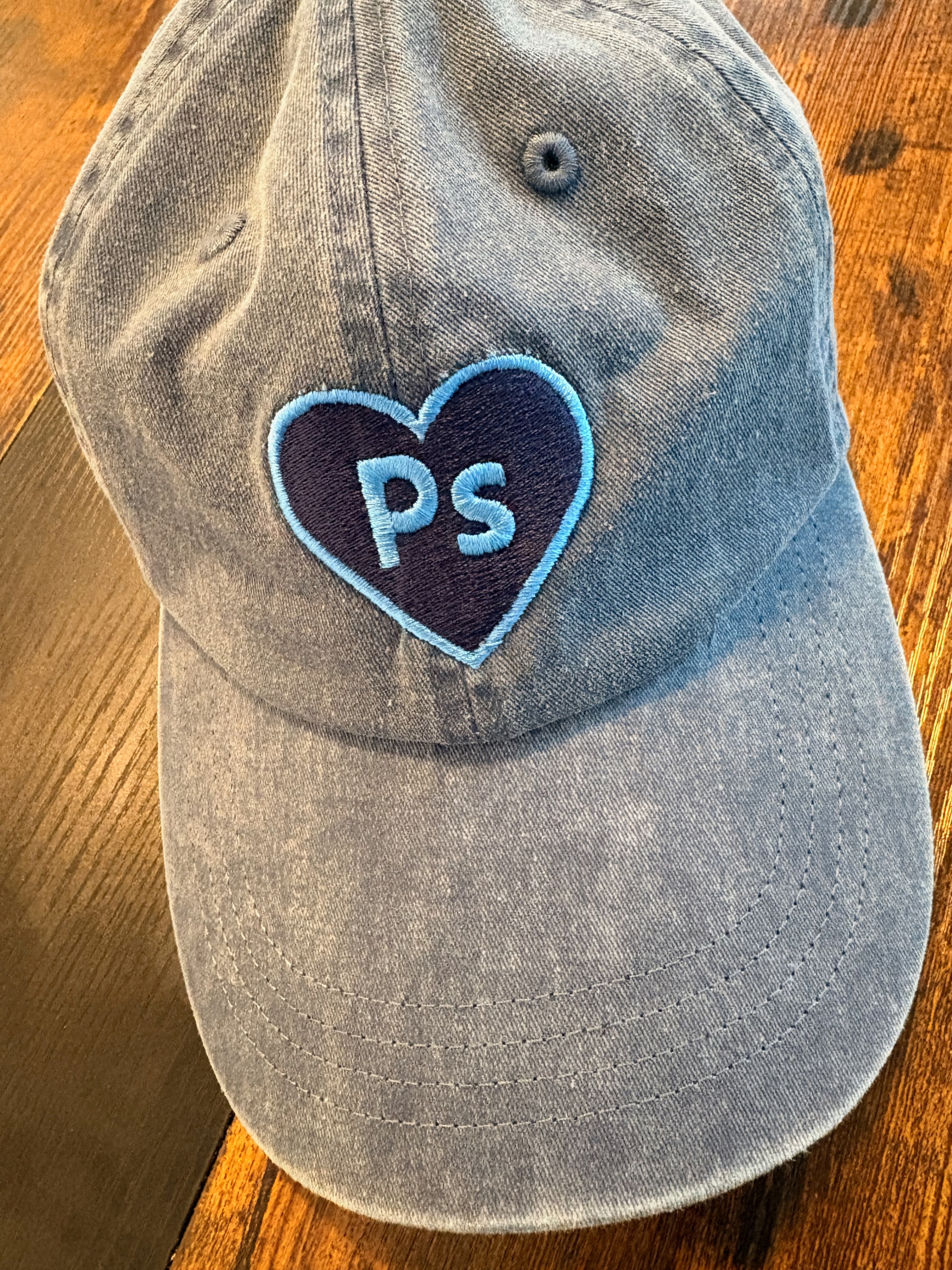 Adobe Photoshop Denim Cap – Embroidered Ps Heart – New