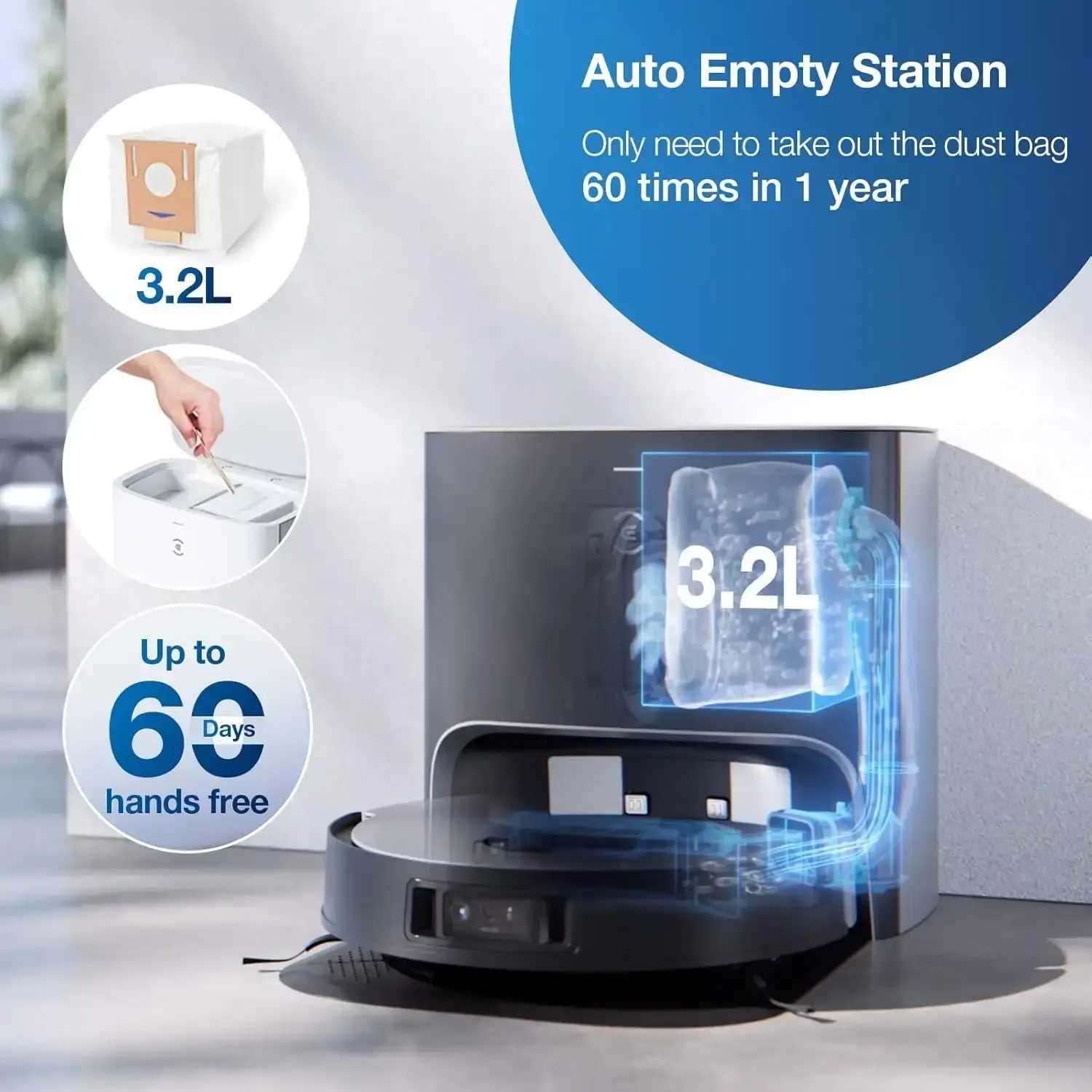 ECOVACS DEEBOT X1 Plus Ultra Robot Vacuum and Mop Combo - photo 4