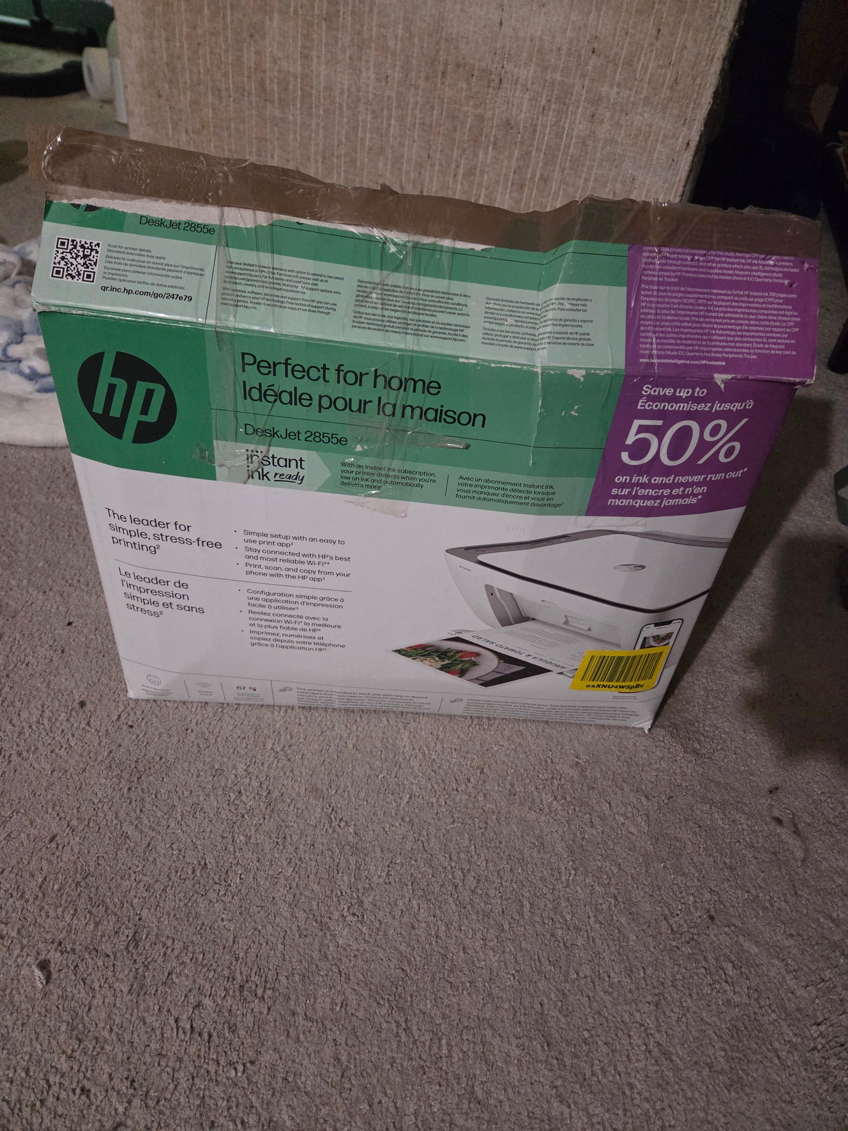FREE HP OfficeJet 3833 All-in-One Wireless Printer, Missing Tray - photo 2