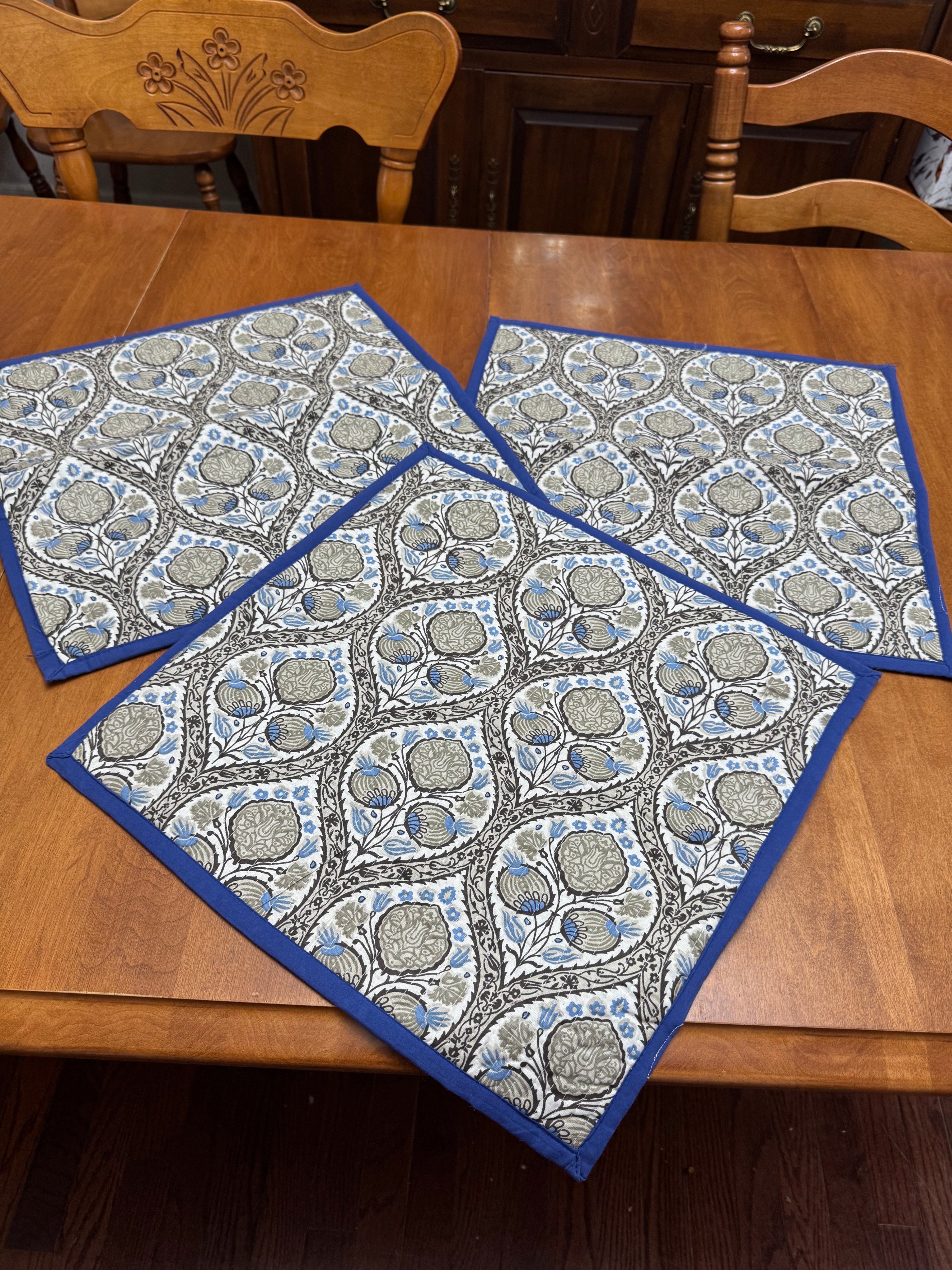 Brand New • Quilted Cotton Cushion Covers-Set of 3 (Steal Deal)
