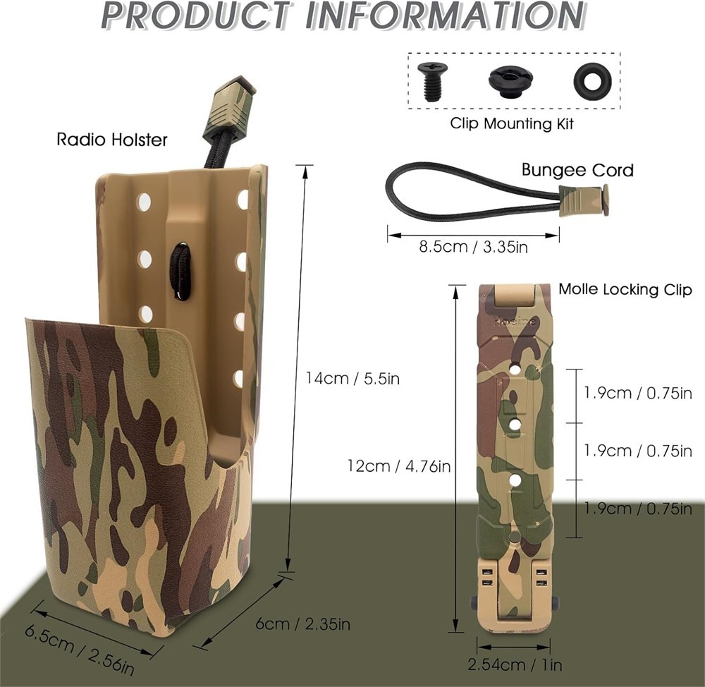 MOLLE Radio Holster for Motorola APX6000/7000/8000 - photo 2
