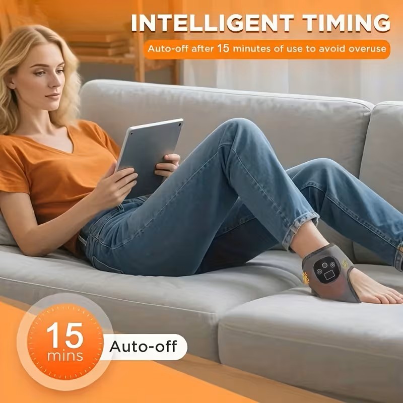Ankle and Foot Massager with Heating and Vibration (1 piece) - photo 5