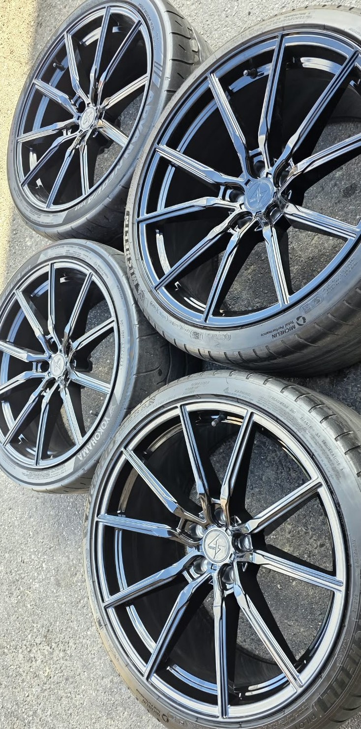 NEW 20”SENTALI(5x114)+used tires-MUSTANG/Maserati/Genisis/350Z/