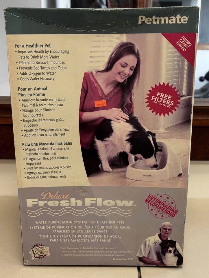 Petmate Deluxe Fresh Flow Jumbo Pet Water Bowl - photo 3