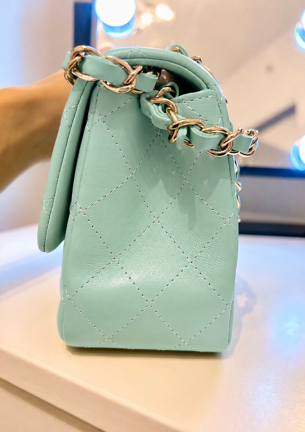 New Mint condition Chanel Lambskin Square Mini - photo 2
