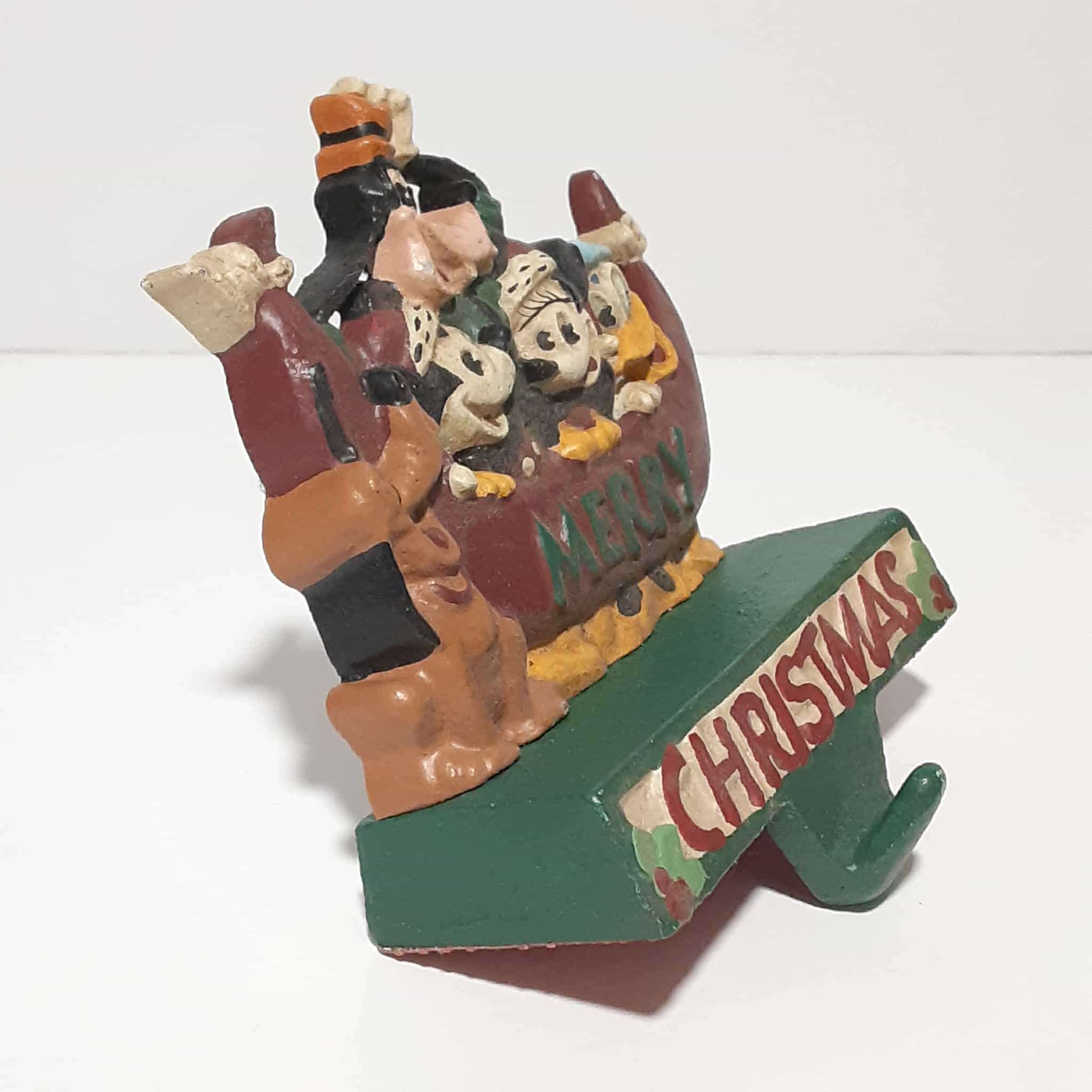 Disney Mickey & Friends Cast Iron Christmas Stocking Holder - photo 2