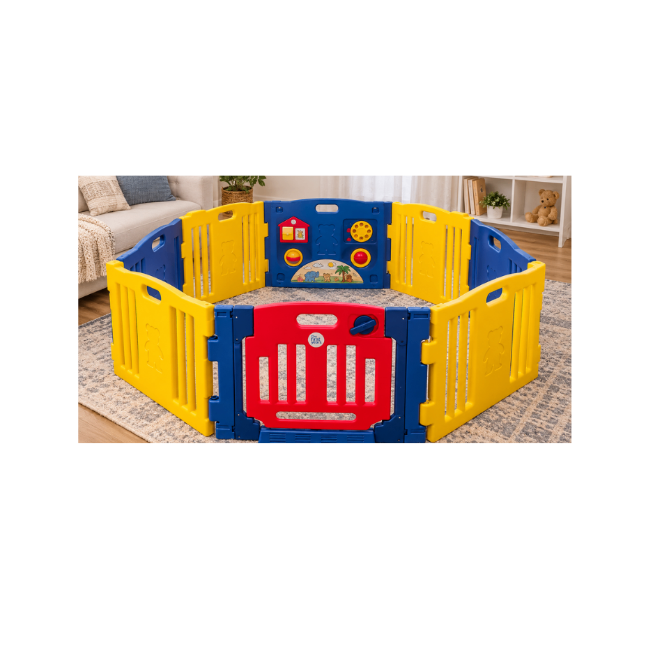 Colourful modular baby/toddler playpen - photo 3