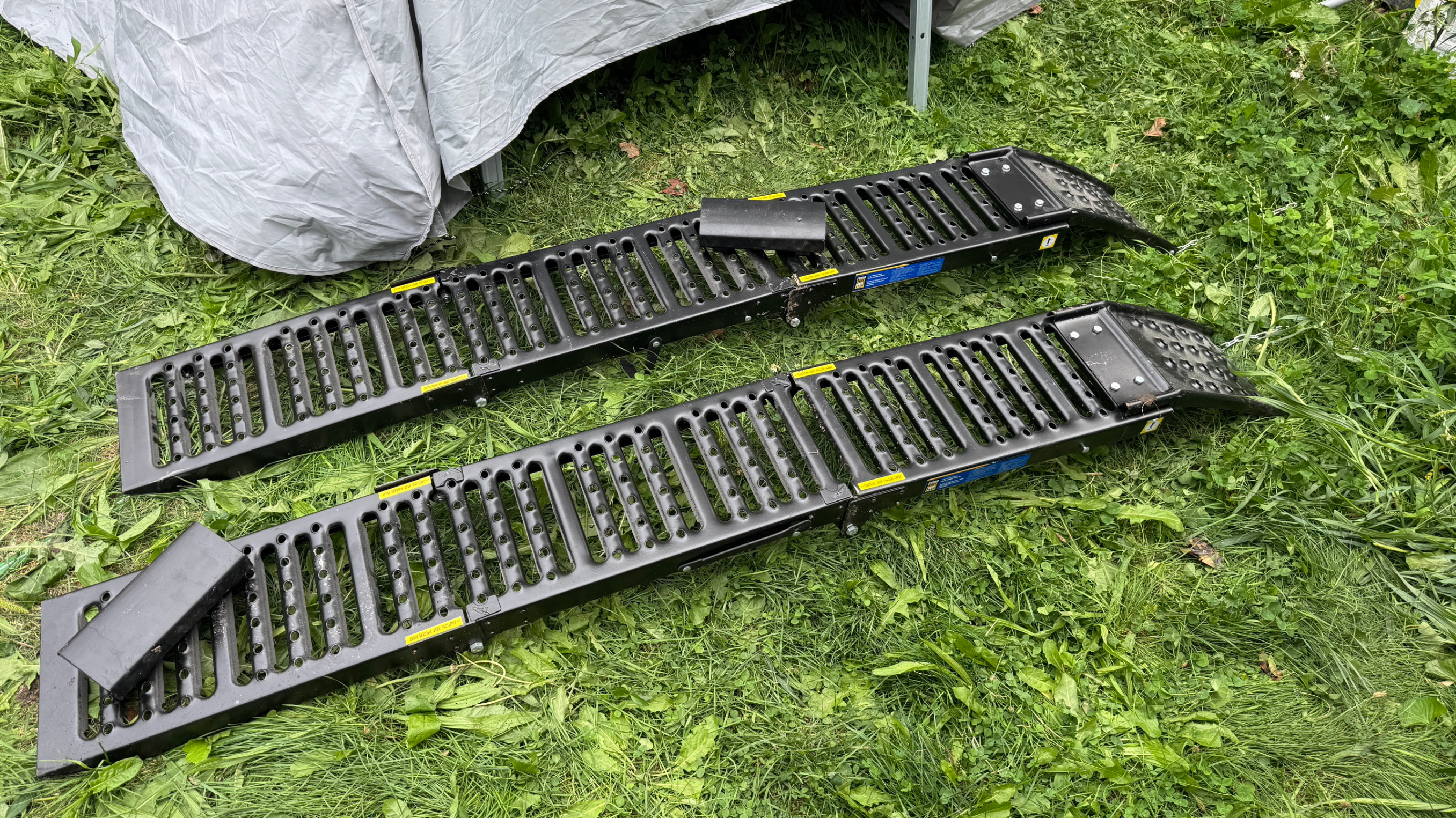 2 in 1 steel vehicle Ramps