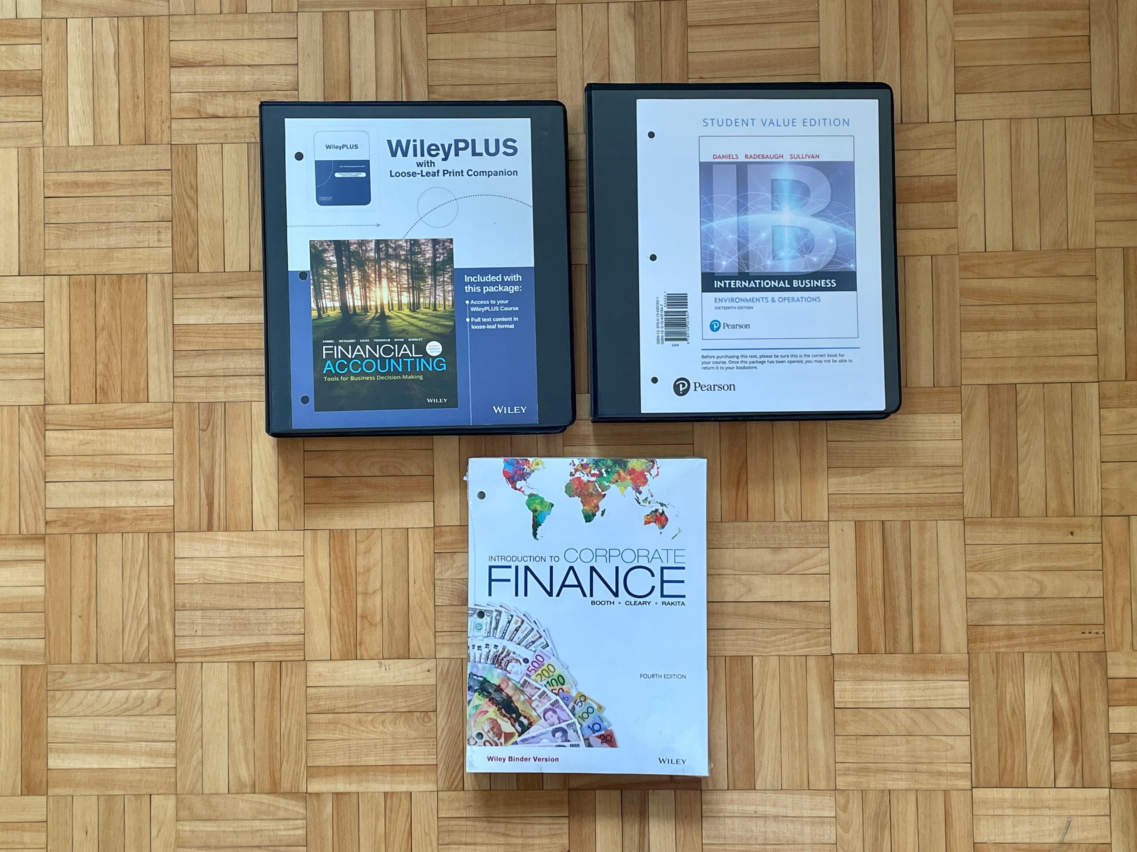Accounting, International Business, Corporate Finance Books