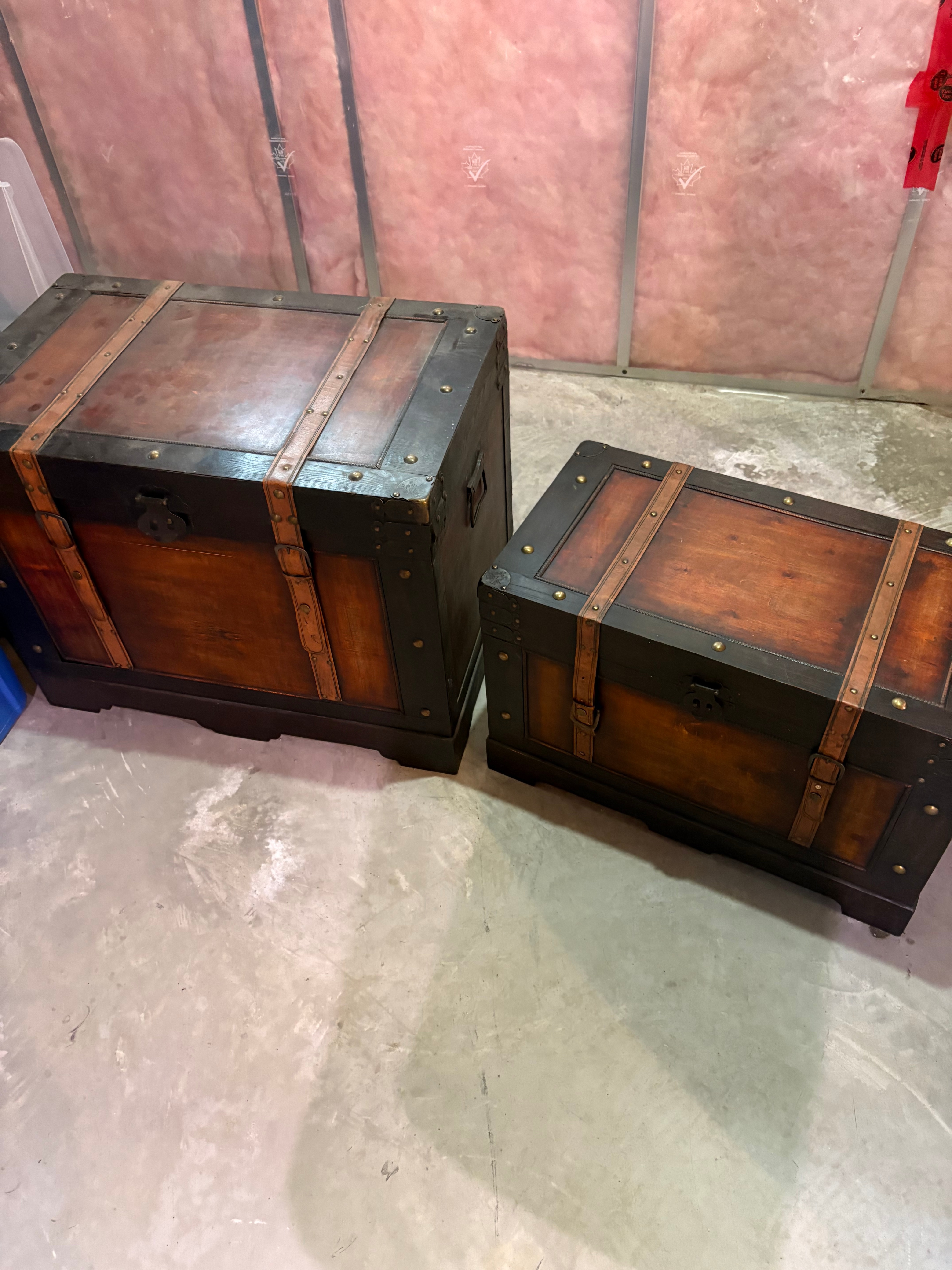 Vintage Style Wooden Storage Chests - photo 4