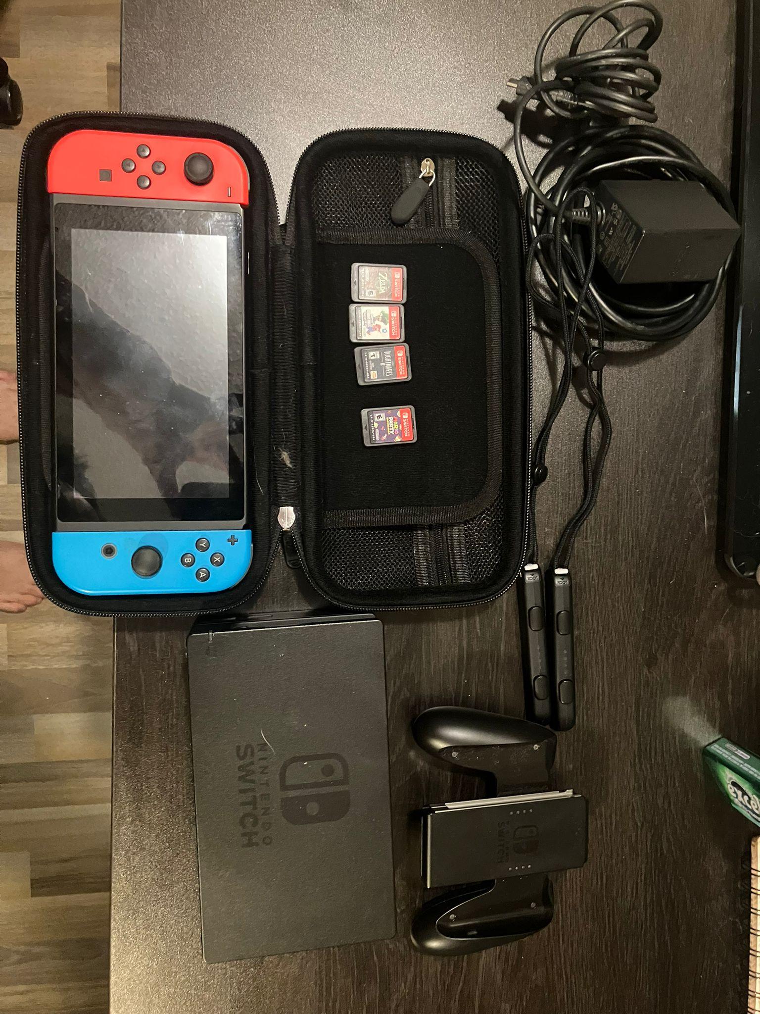 Nintendo Switch with games included - photo 2