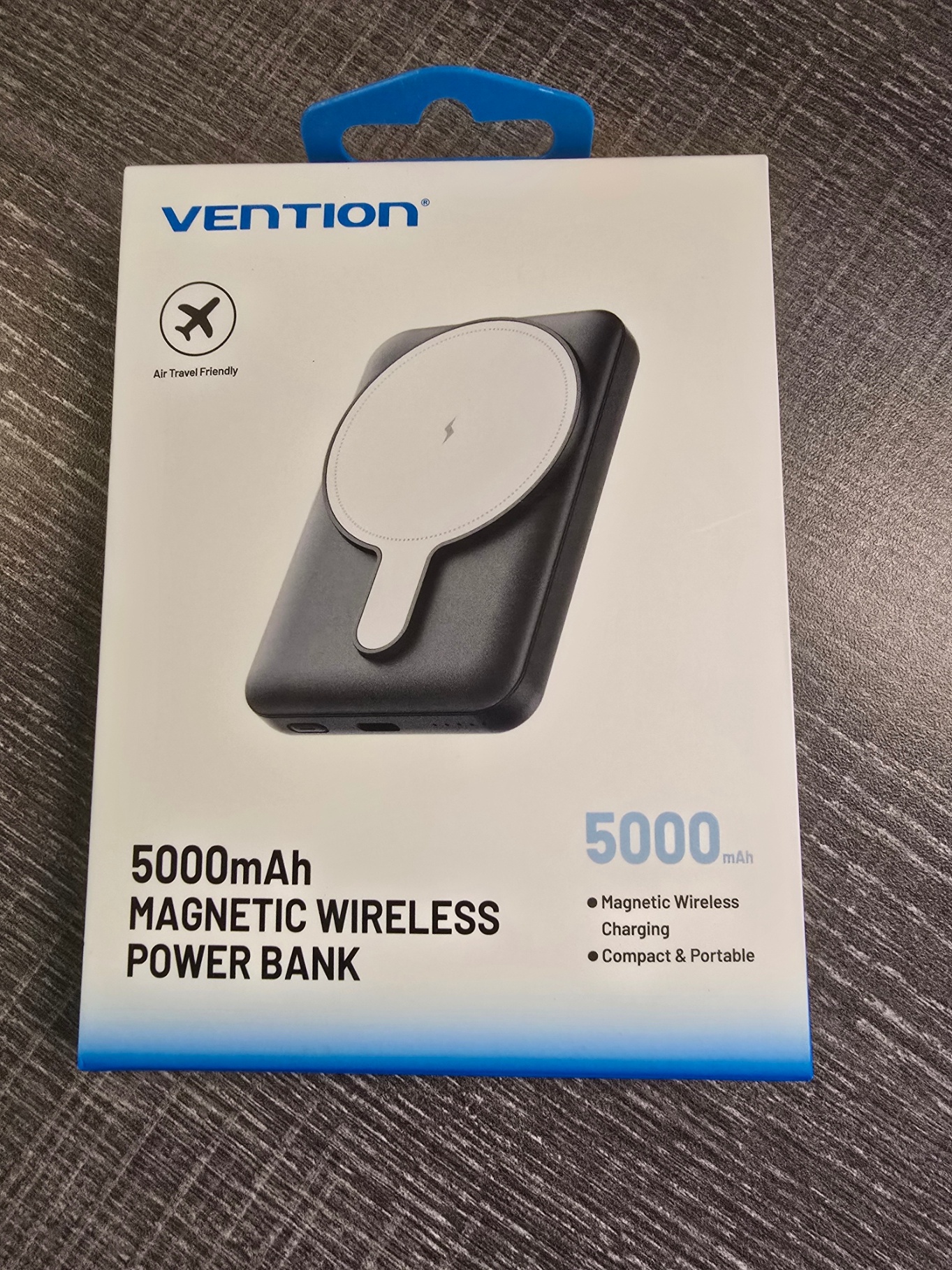 VENTION 5000mAh Magnetic Wireless Power Bank (USB-C Wireless)