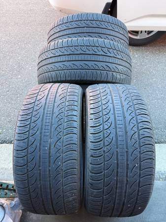 SET of 265/40/20 M+S Pirelli Pzero Nero A/S with 65/70% tread