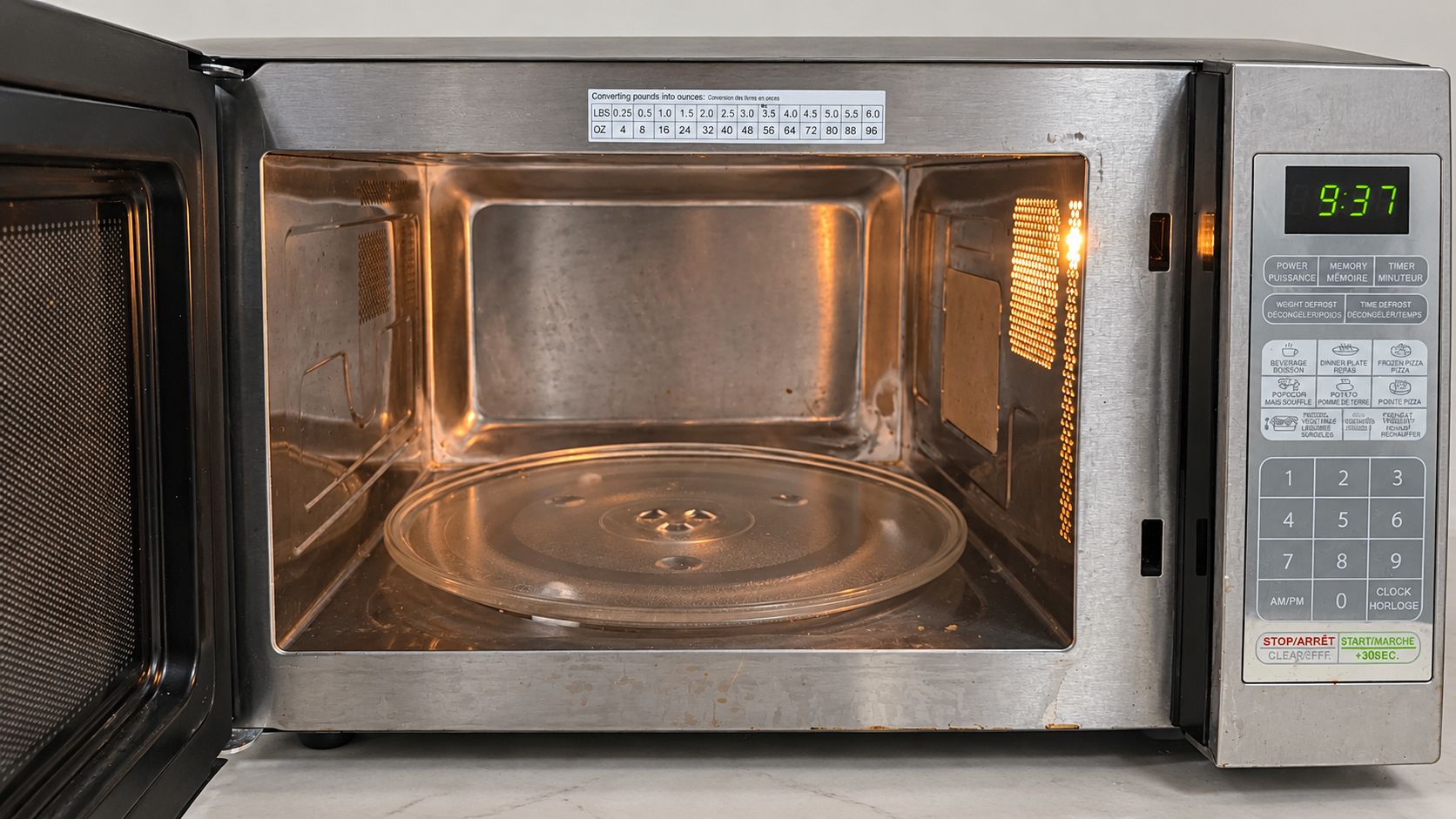 SANYO Euro Touch Stainless Steel Countertop Microwave - photo 2
