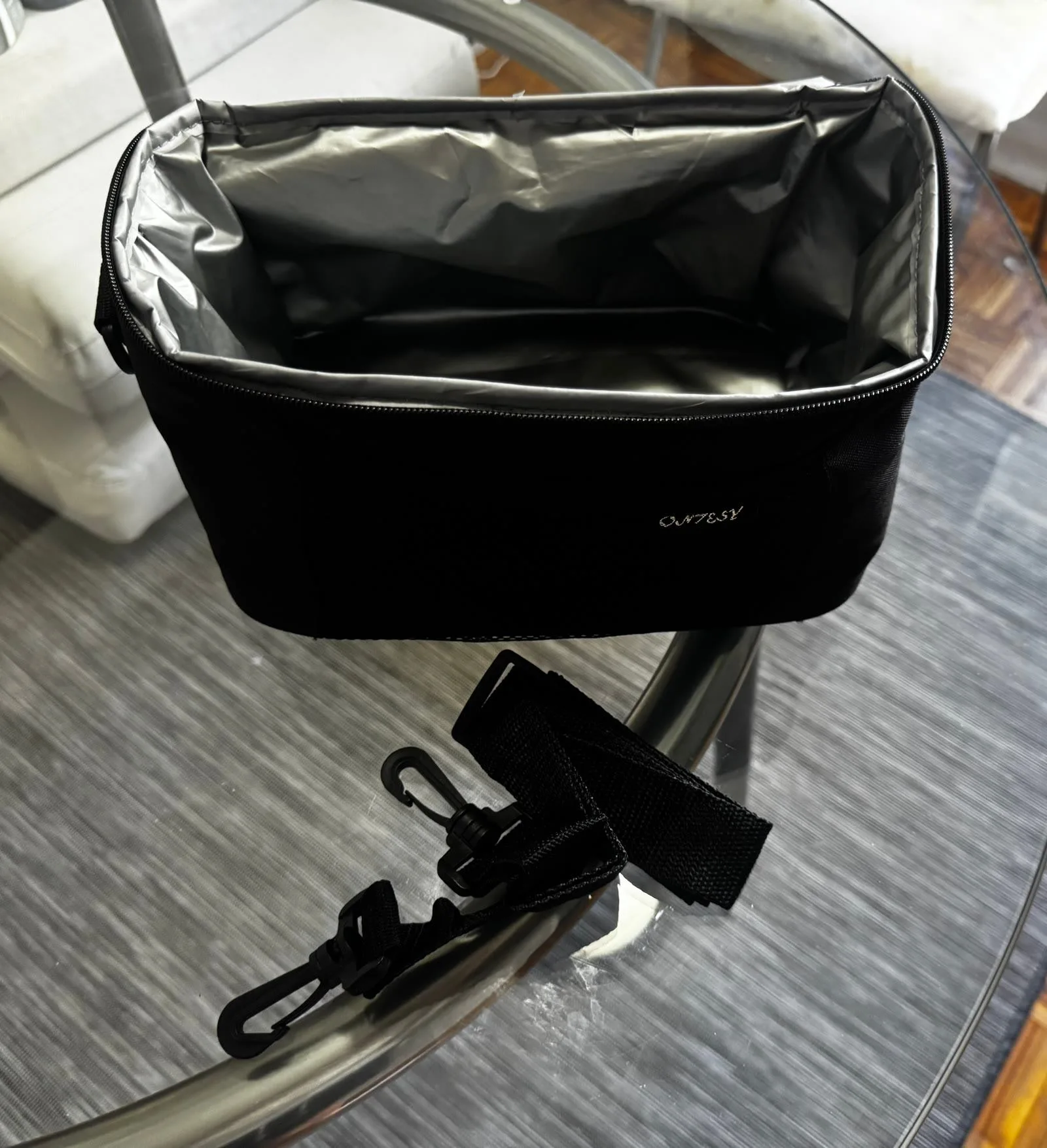 ONTESY Insulated Lunch Bag, Black 7L - photo 3