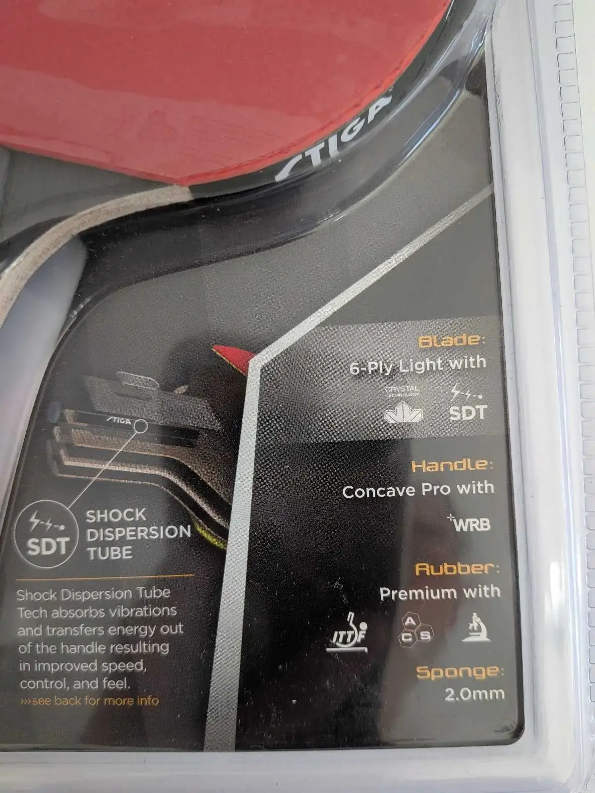 STIGA Evolution Table Tennis Racket - photo 3