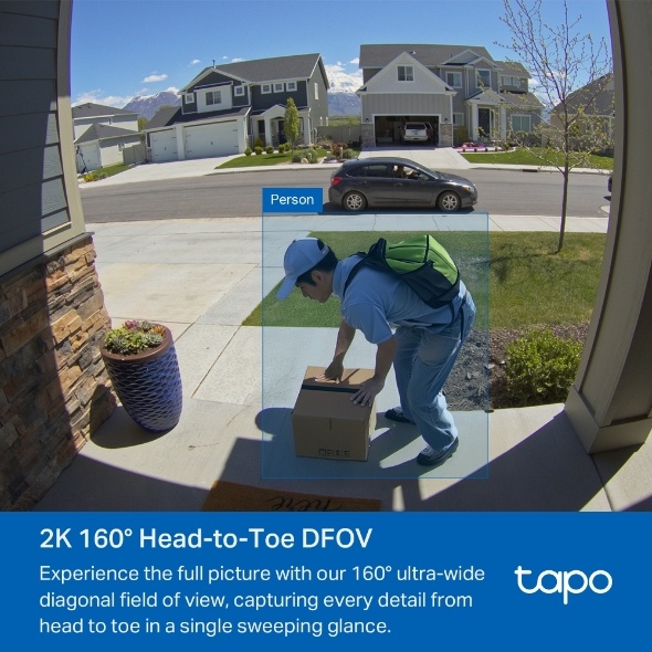 TP-Link TD21 Tapo Video Doorbell Camera - Battery - photo 4