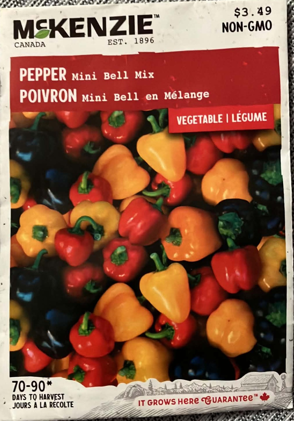 Pepper Mini Bell Mix Seeds (New)