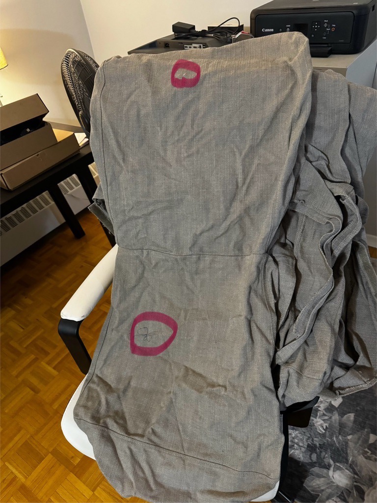 6 IKEA Henriksdal chair covers - $20 for all 6 - photo 3