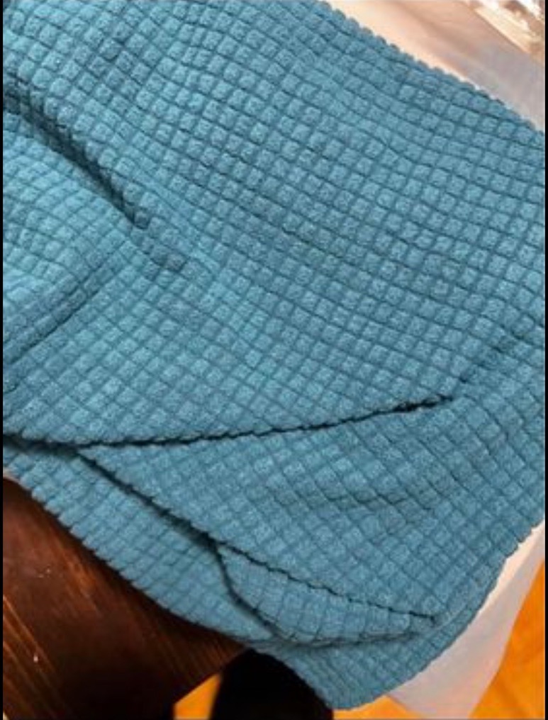 6 Stretchy chair slipcovers in blue - photo 5