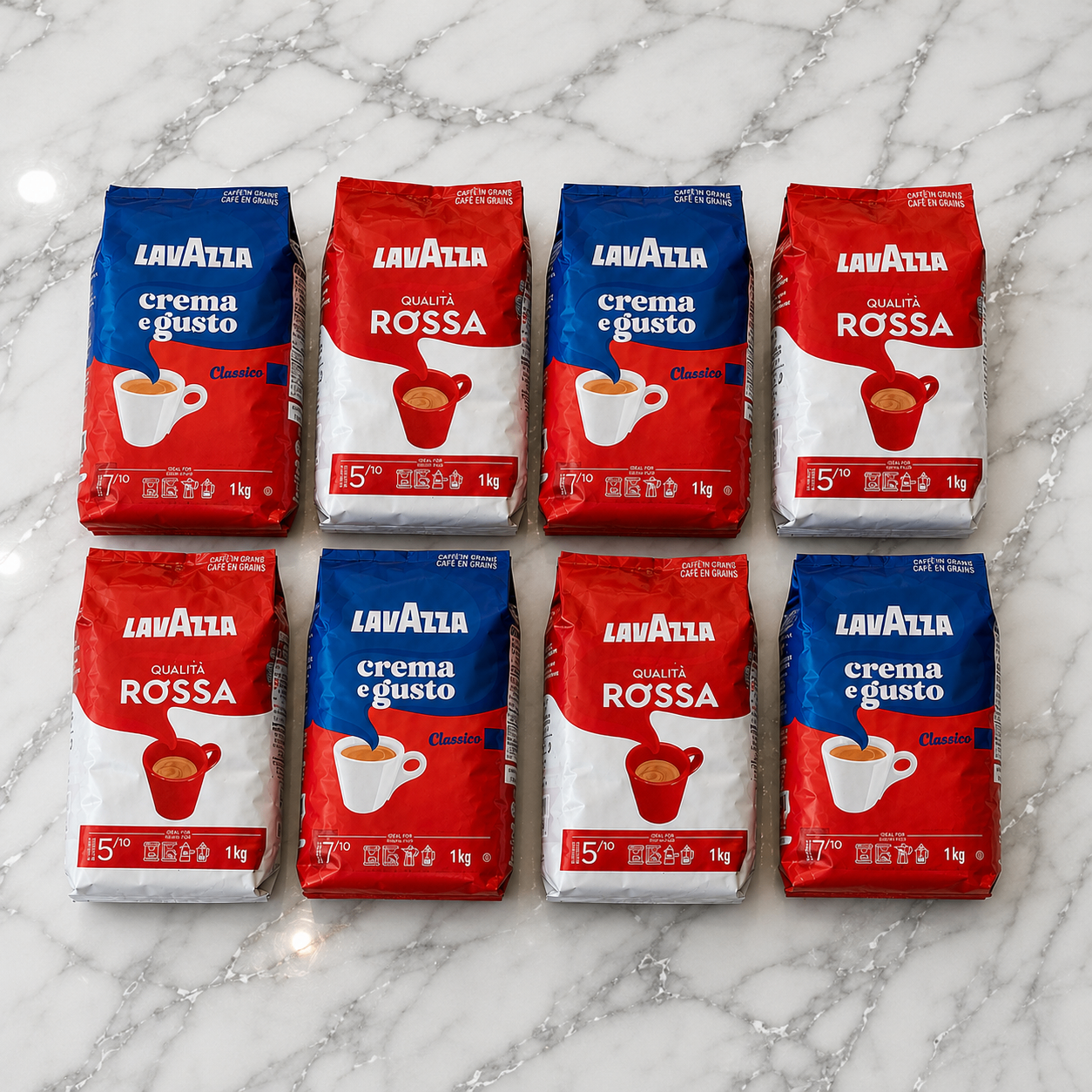 Store Price $32 EACH | 1 kg Lavazza whole bean coffee
