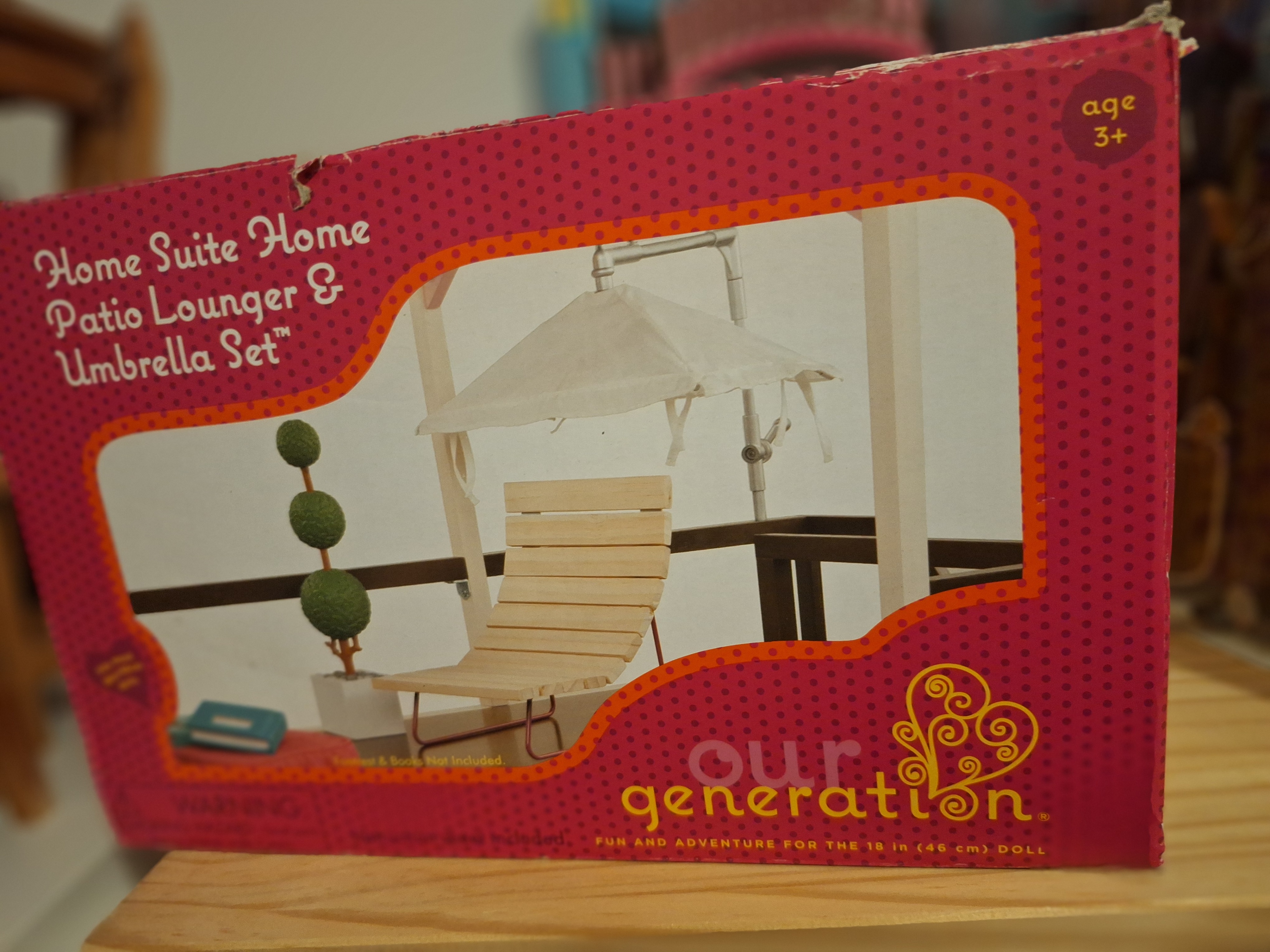 Brand New Our Generation Home Suite Home Patio Lounger Set