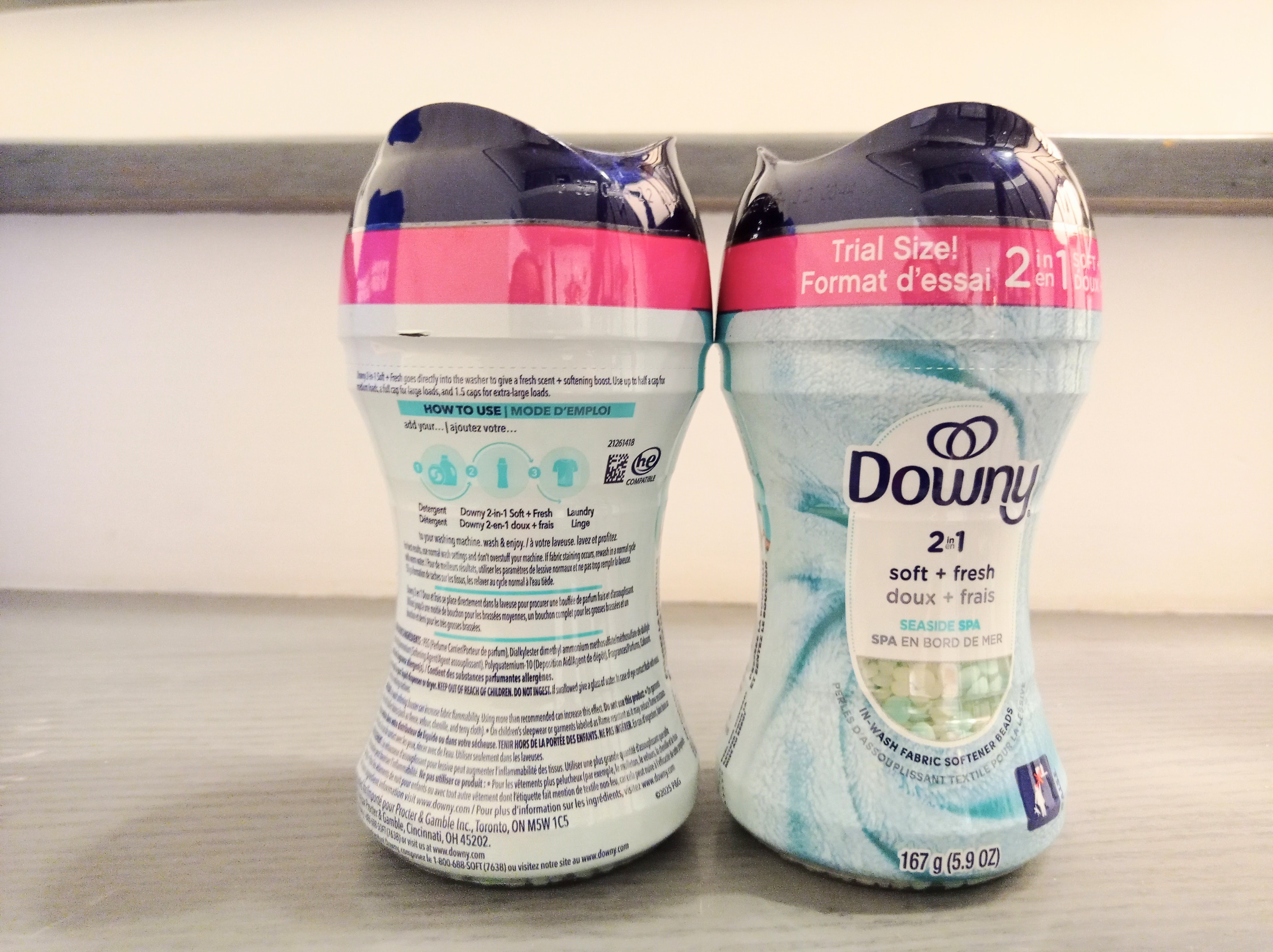 Brand New Downy 2-in-1 Soft + Fresh Laundry Beads (167g/bottle) - photo 2