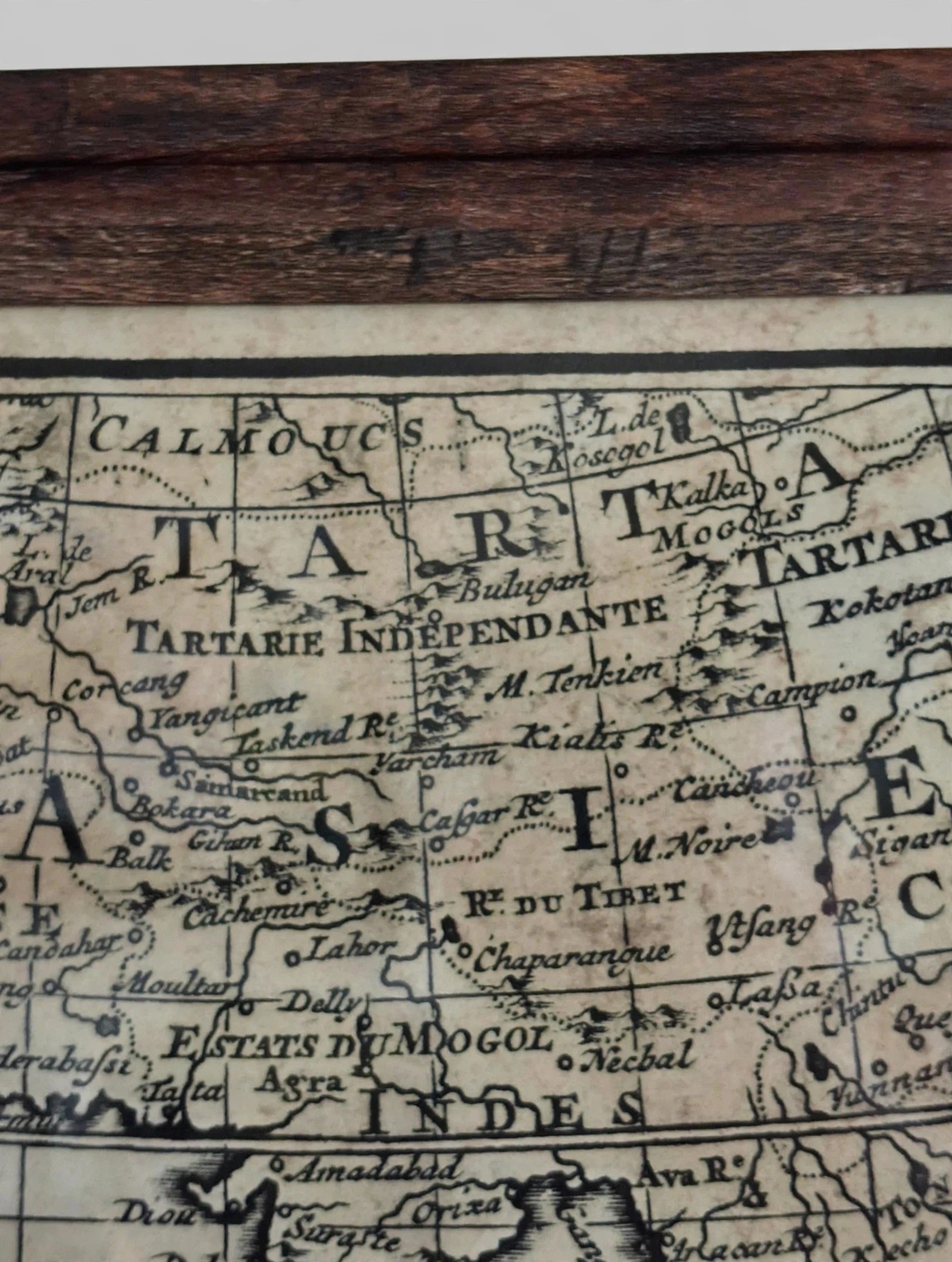 RH L'Isle 1720 World Map Nine-Panel Framed Gallery Wall Art - photo 4