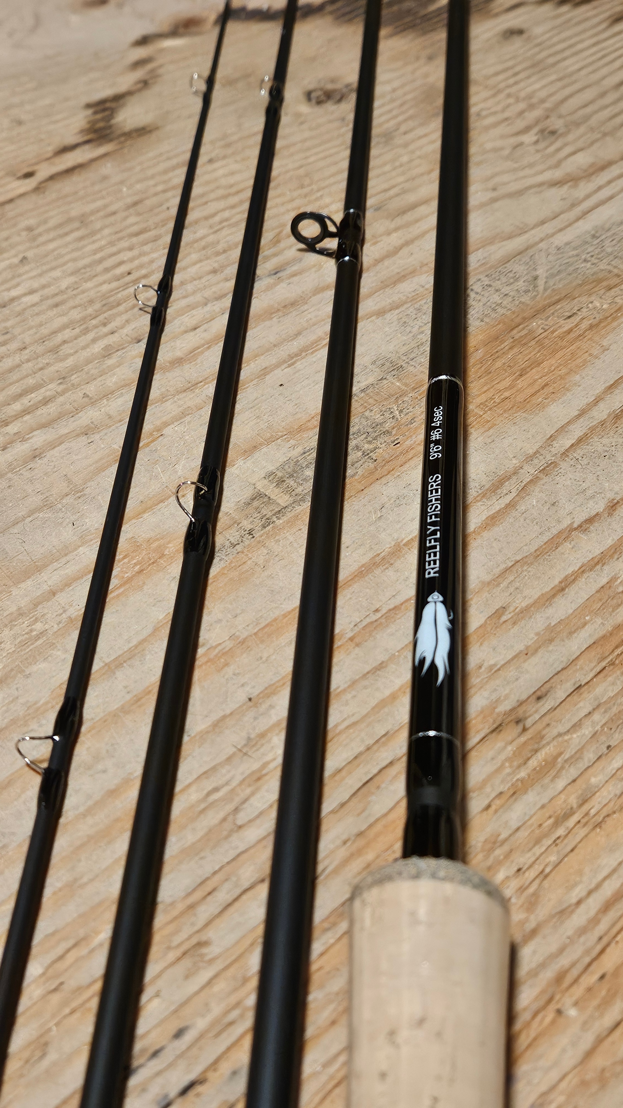 New 9'6" 6wt Fly Rod, 4-Piece - photo 2