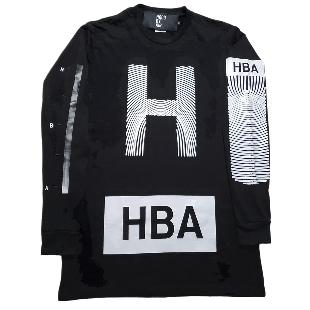 Hood By Air Fingerprint Long Sleeve Shirt