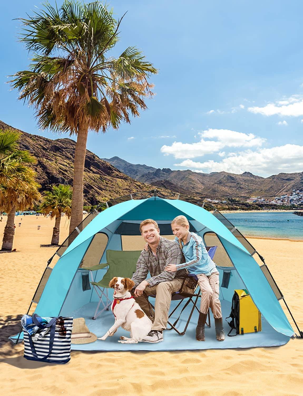 Beach Tent Glynis fits 4-6 People - photo 4