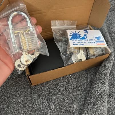 Lock Picking Practice Kit — Picks + Transparent Training Locks