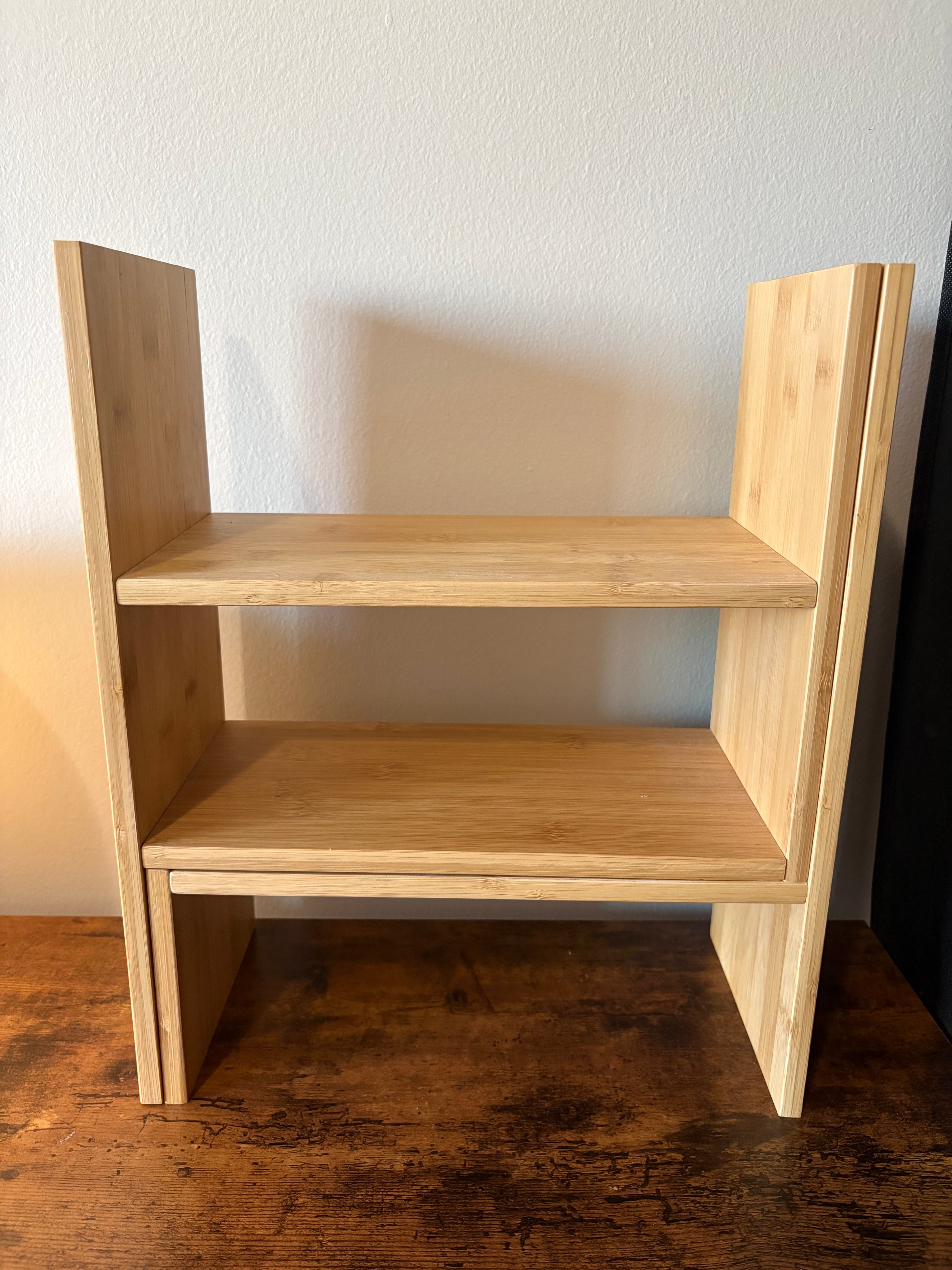 Bamboo Bookshelf / Storage Organizer - photo 2