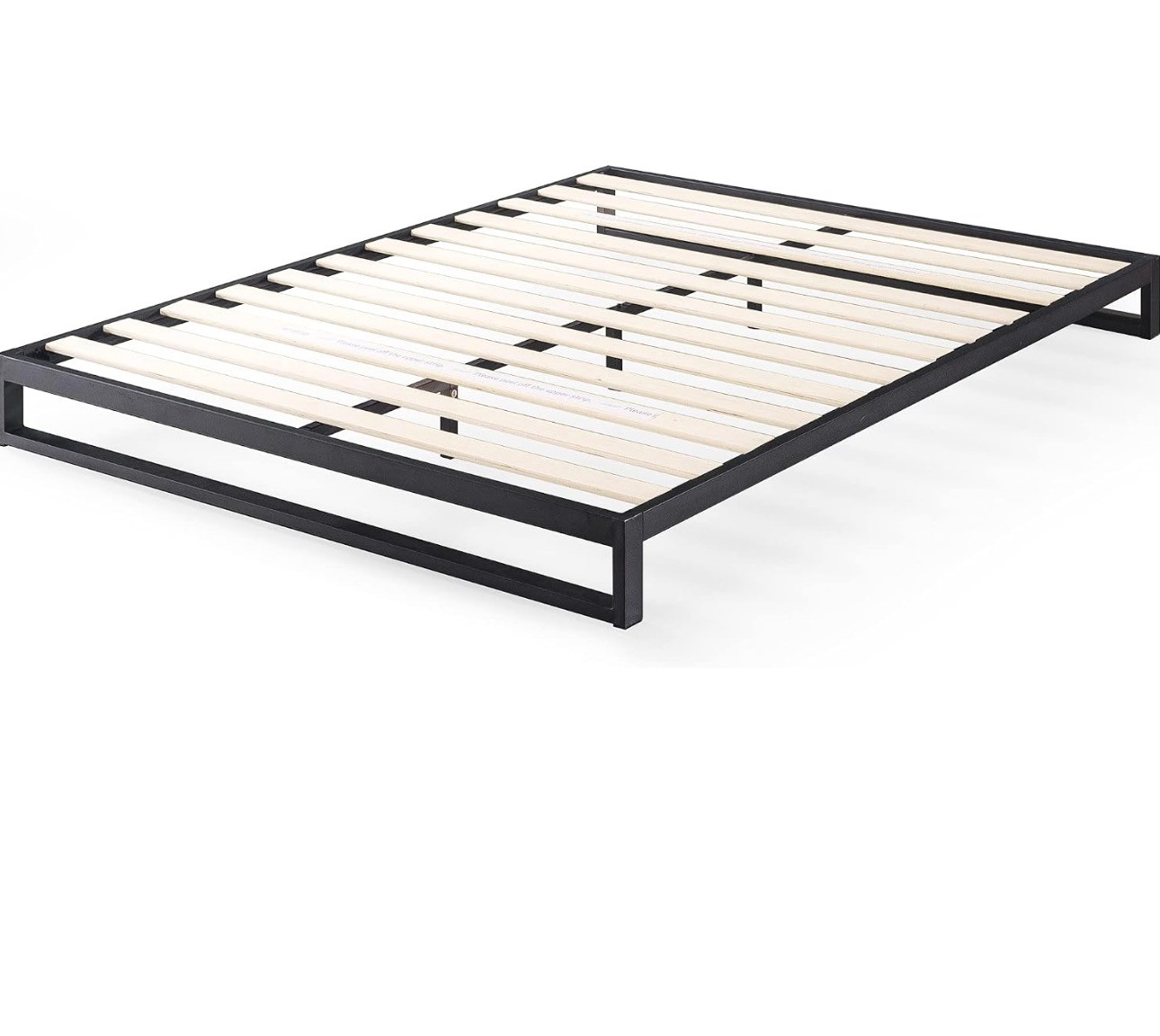ZINUS Metal Platform Bed Frame Wood Slat Easy Assembly Full Size - photo 4