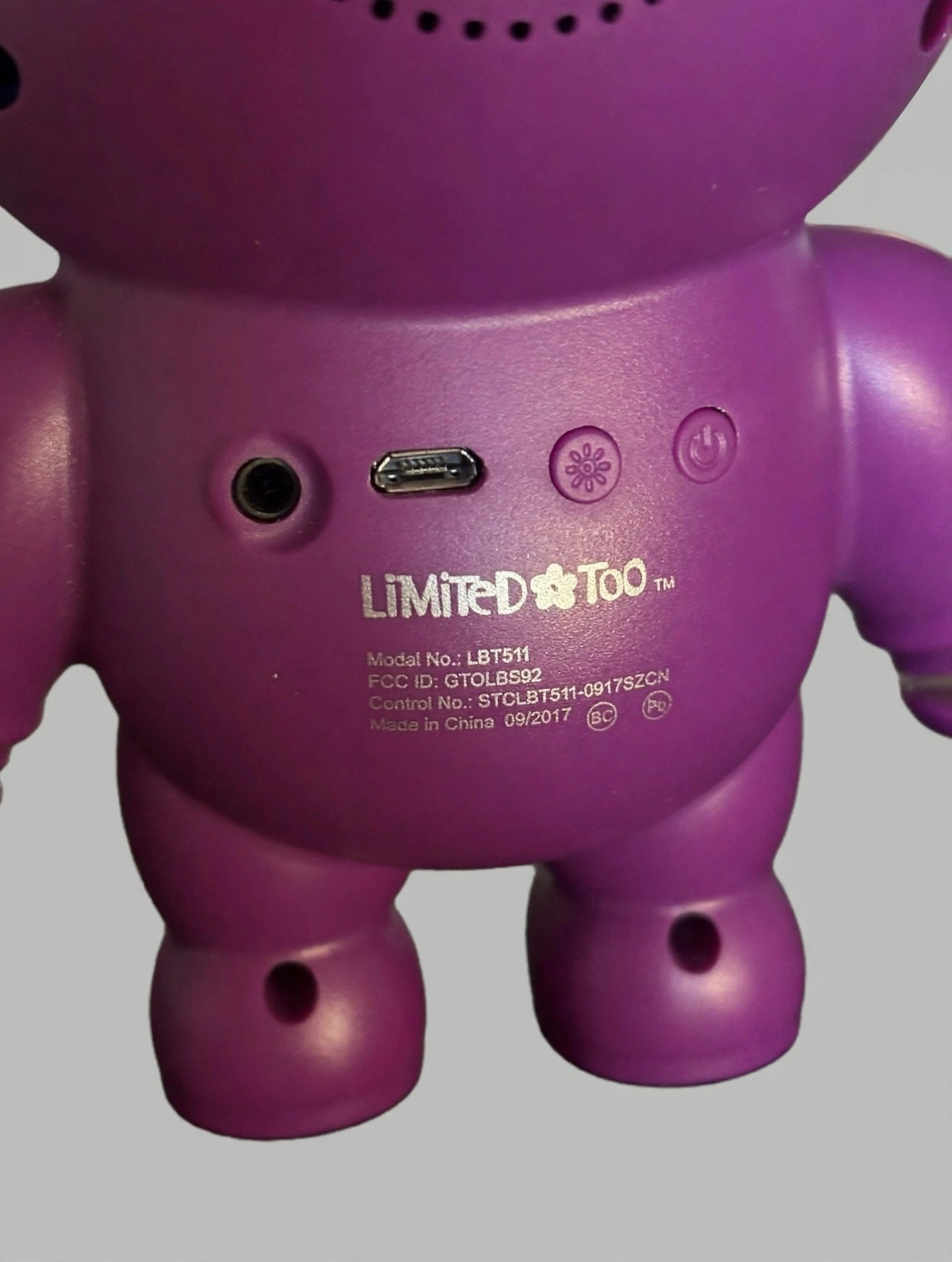 Art and Sound Glam Party Bot Bluetooth Speaker Light Up - photo 4