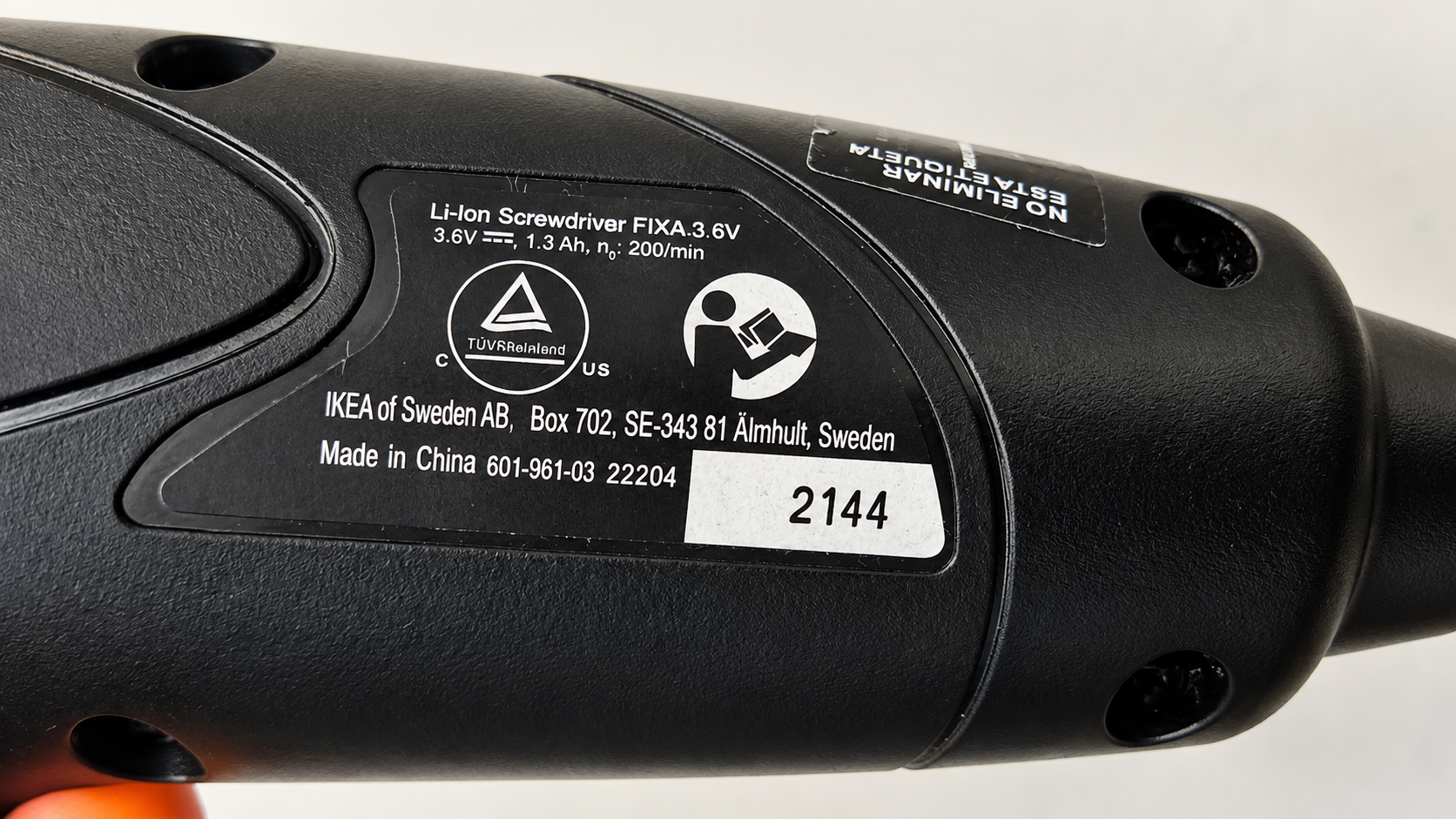 IKEA FIXA 3.6V Cordless Lithium-Ion Electric Screwdriver - photo 3