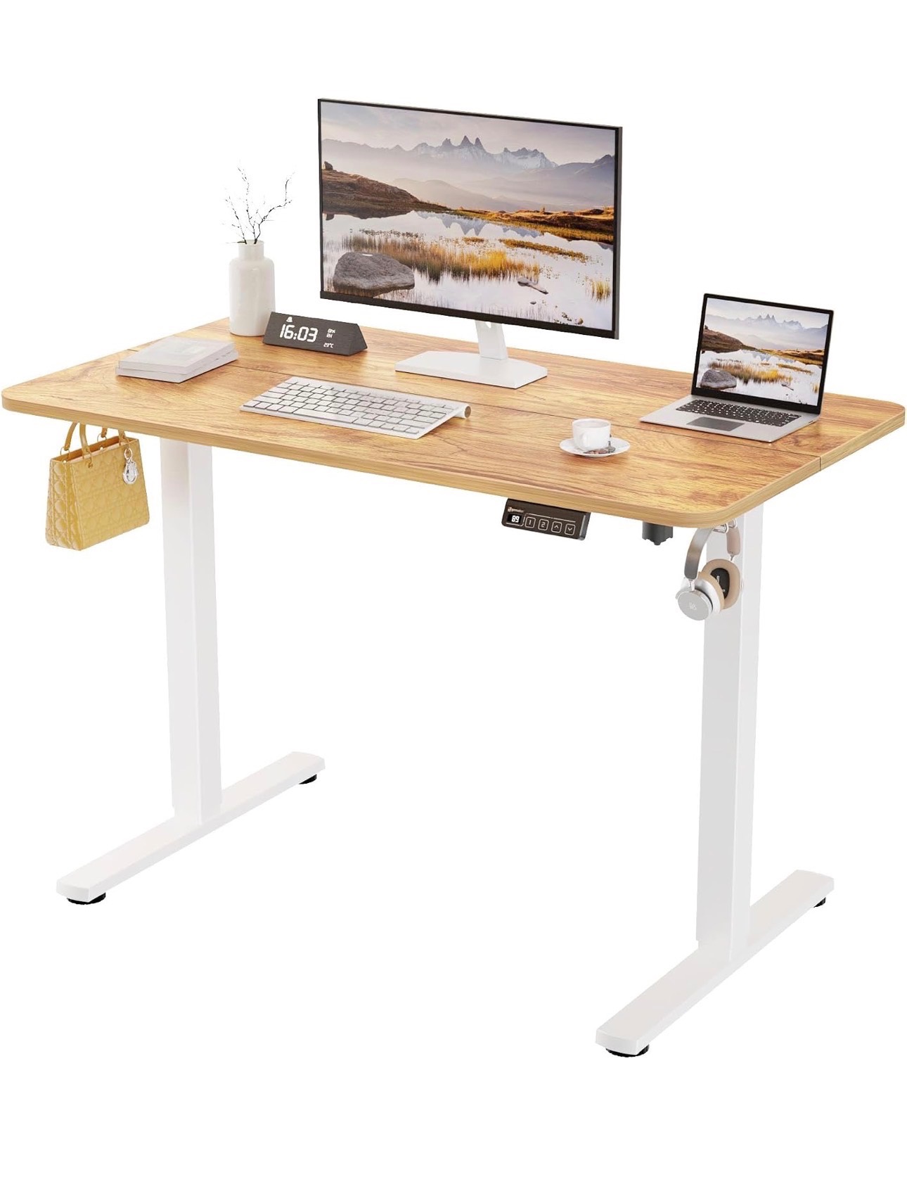 NEW: Standing Desk 43x24" Height Adjustable with Splice Board - photo 2