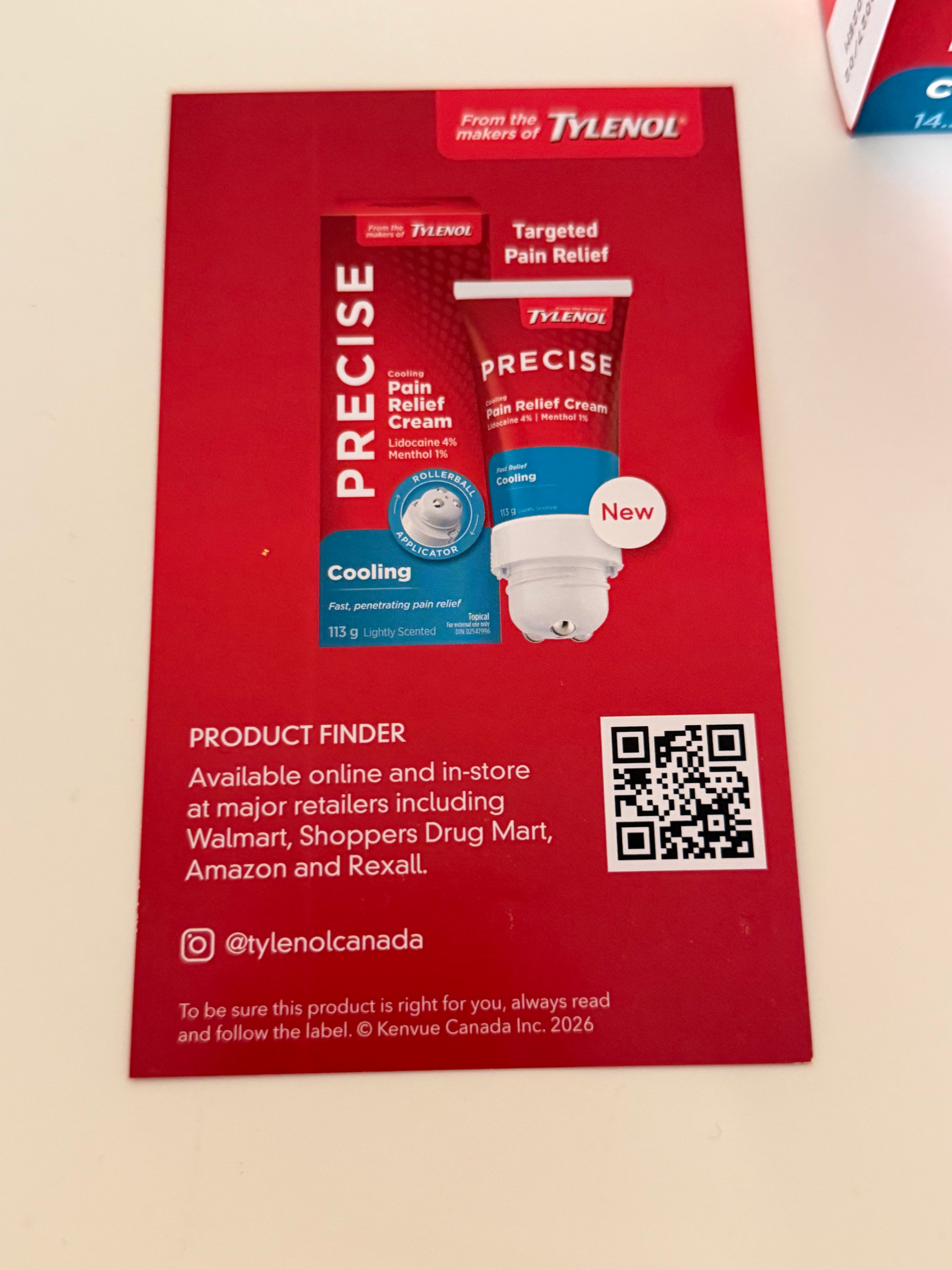 Precise Cooling Pain Relief Cream, from the makers of Tylenol - photo 3
