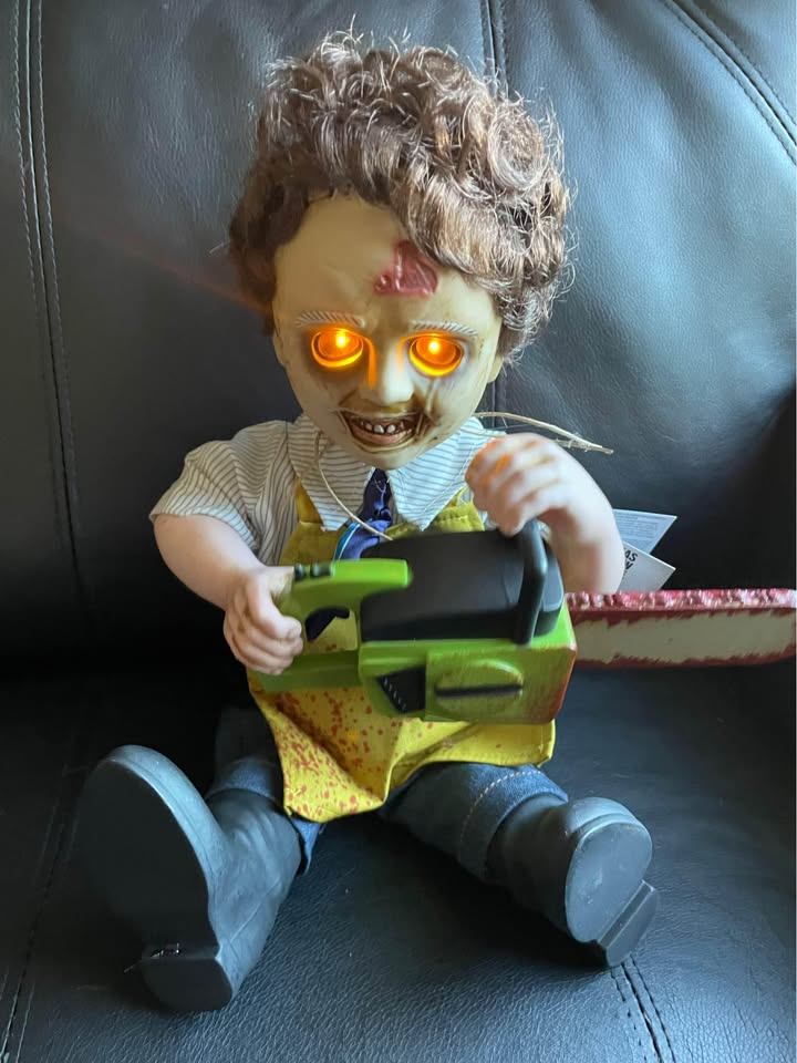 NEW - Animated Texas Chainsaw Massacre Plush Doll - Halloween - photo 4