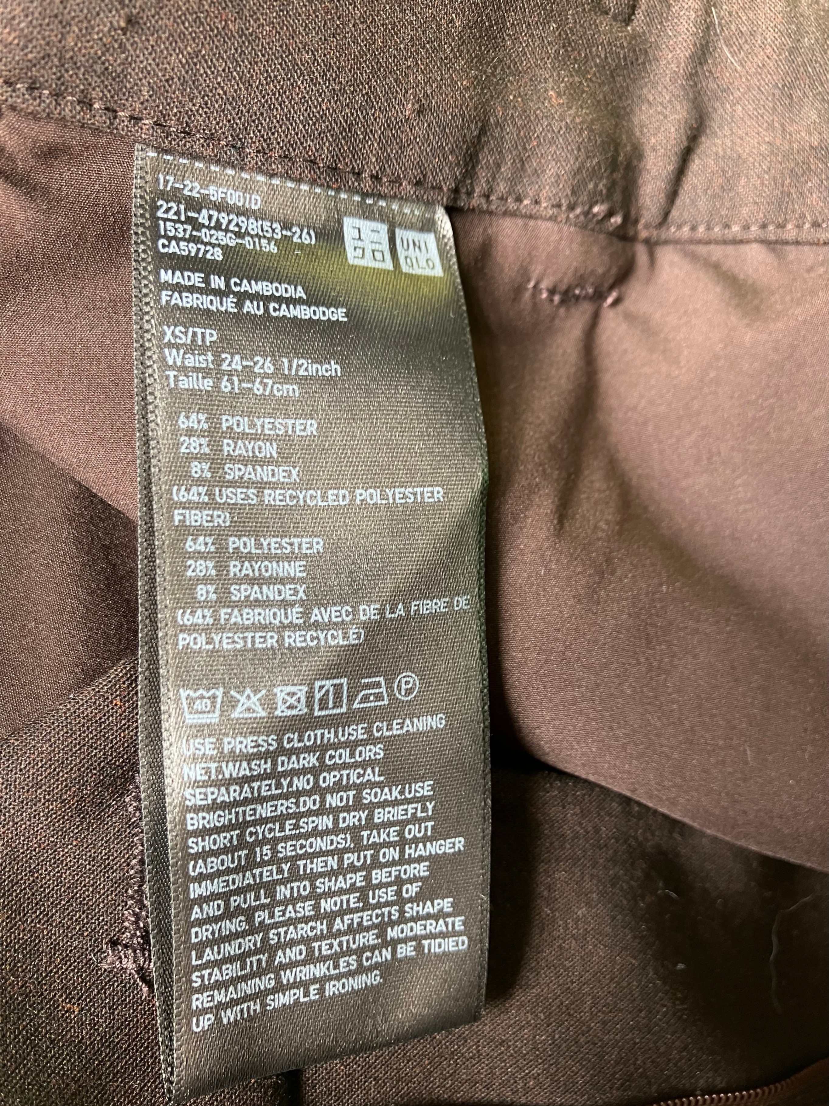 XS Uniqlo work pants - photo 4