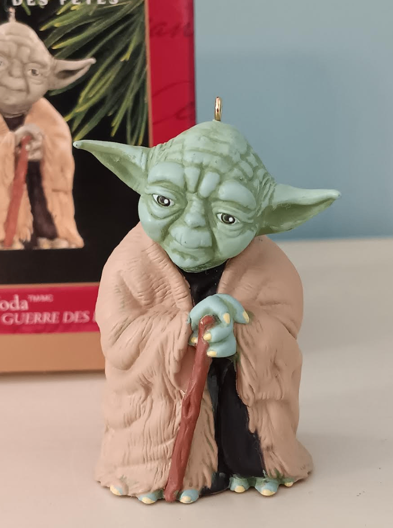 1997 Hallmark Keepsake Ornament Yoda - Star Wars - new in box - photo 3