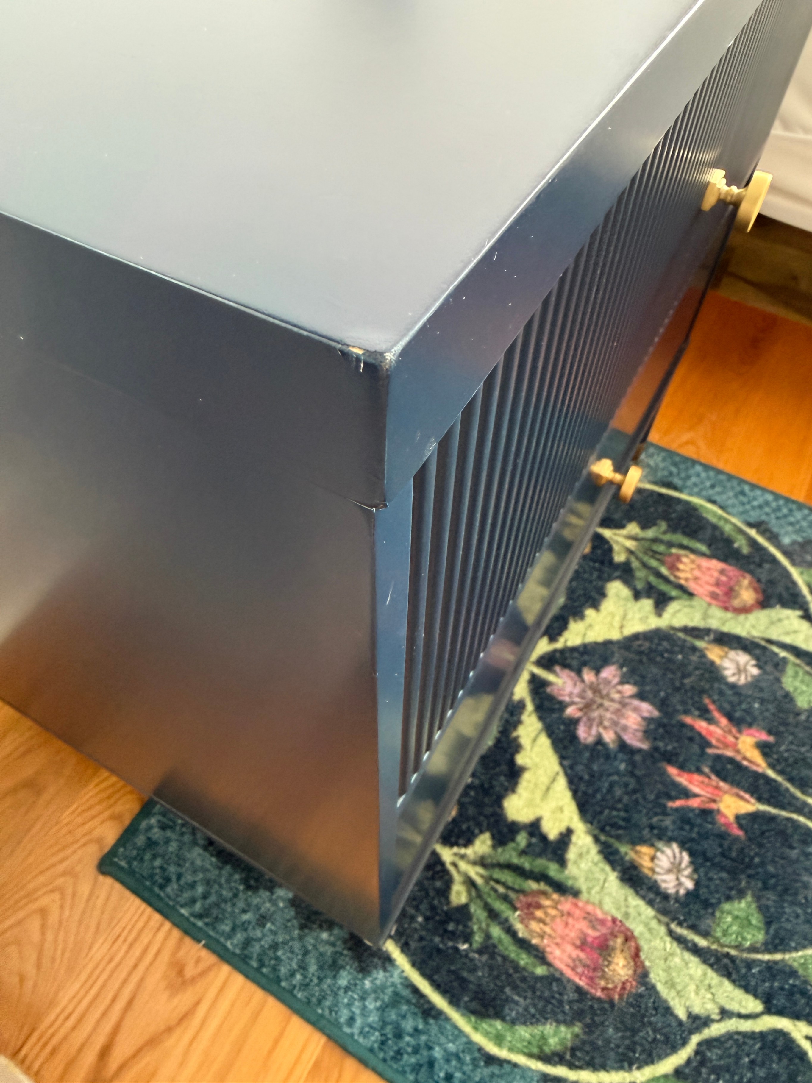 MCM Style Nightstands - Navy Blue - Pair - photo 3