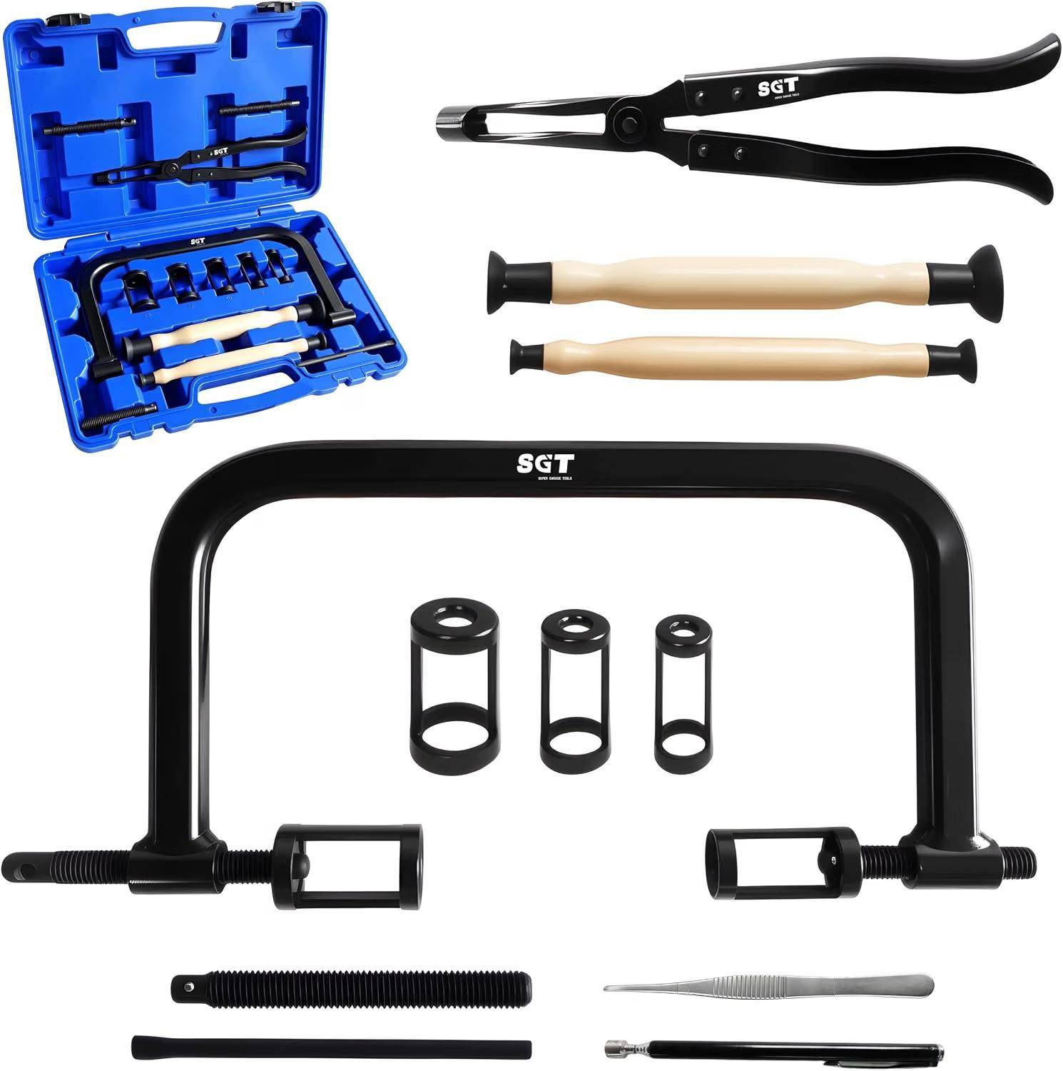 15-Piece Valve Spring Compressor Tool Kit