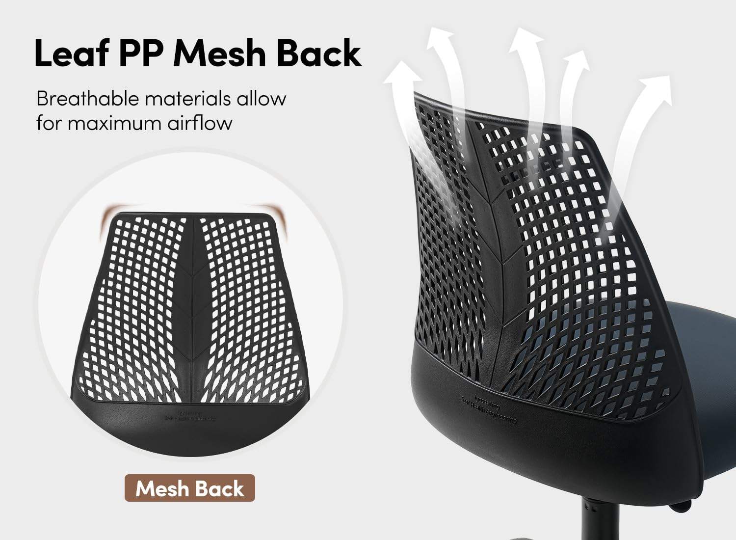 FEZIBO Office Chair, Middle Back Ergonomic Desk Chair - photo 3