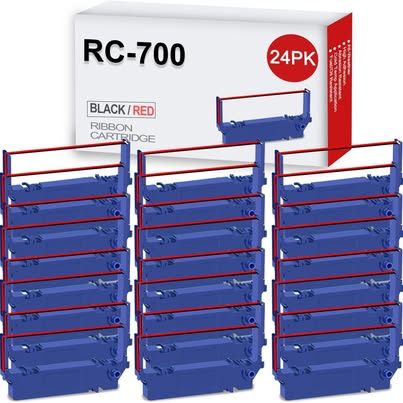 24 Pack Compatible Ribbon Replacement for RC 700
