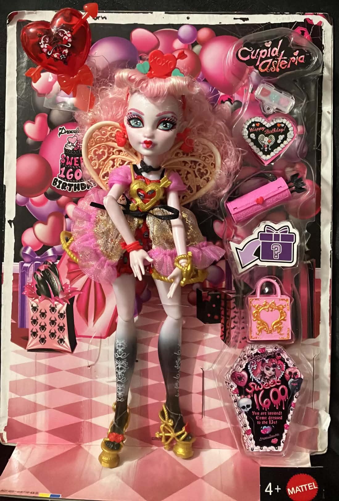Monster High Scary Sweet Birthday Cupid Asteria Doll