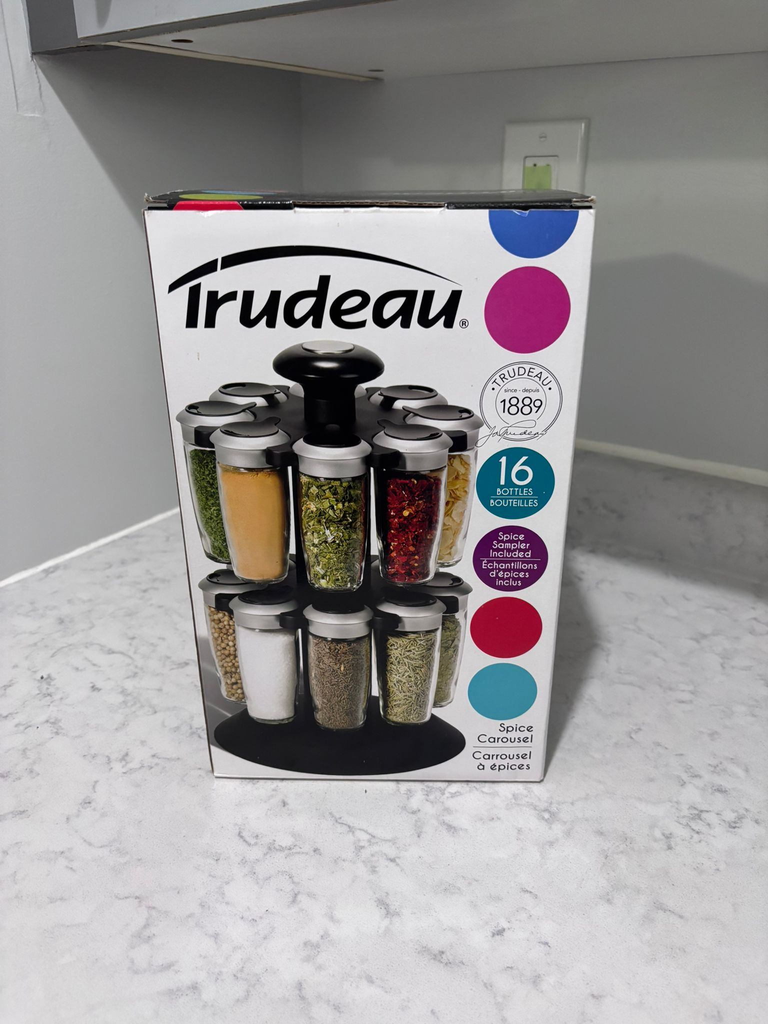 Trudeau 16-Jar Spice Carousel