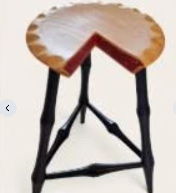 Beautiful Custom Made "Cherry Pie" Pine Perch Stool